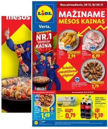 Lidl - LIDL SAVAITĖS Maisto prekių akcijų leidinys 2026-06-15 – 2026-06-21