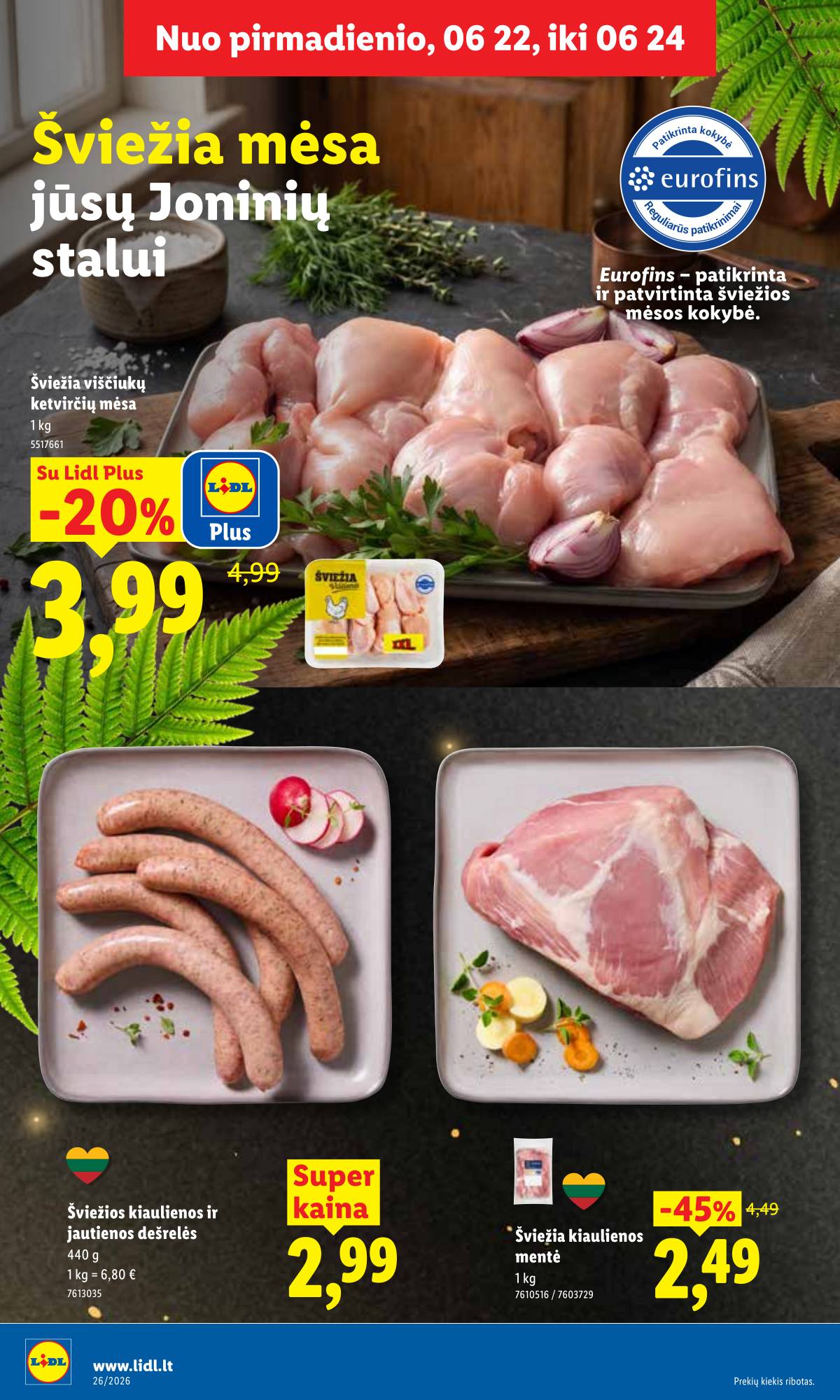 Lidl - LIDL SAVAITĖS Maisto prekių akcijų leidinys 10 puslapis