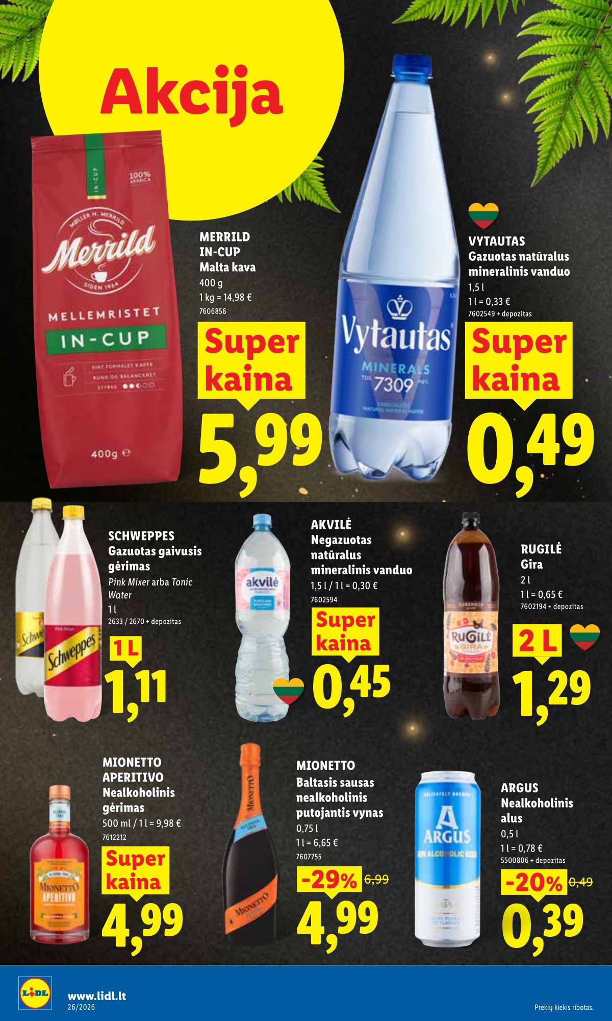 Lidl - LIDL SAVAITĖS Maisto prekių akcijų leidinys 14 puslapis