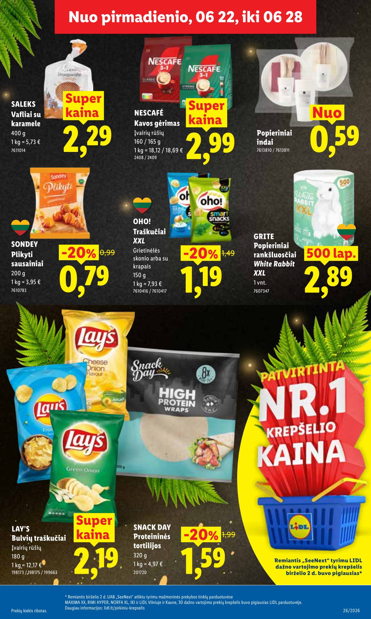 Lidl - LIDL SAVAITĖS Maisto prekių akcijų leidinys 15 puslapis