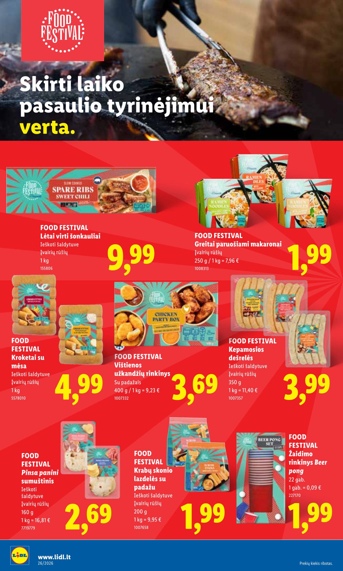 Lidl - LIDL SAVAITĖS Maisto prekių akcijų leidinys 16 puslapis