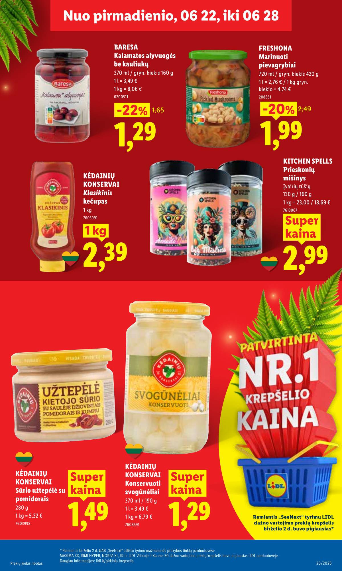 Lidl - LIDL SAVAITĖS Maisto prekių akcijų leidinys 21 puslapis