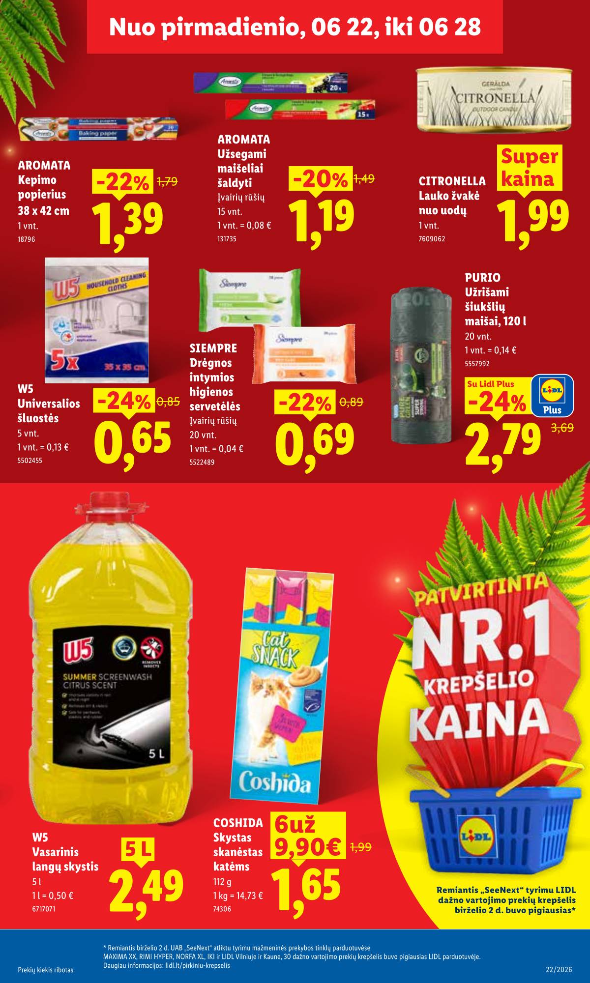 Lidl - LIDL SAVAITĖS Maisto prekių akcijų leidinys 23 puslapis