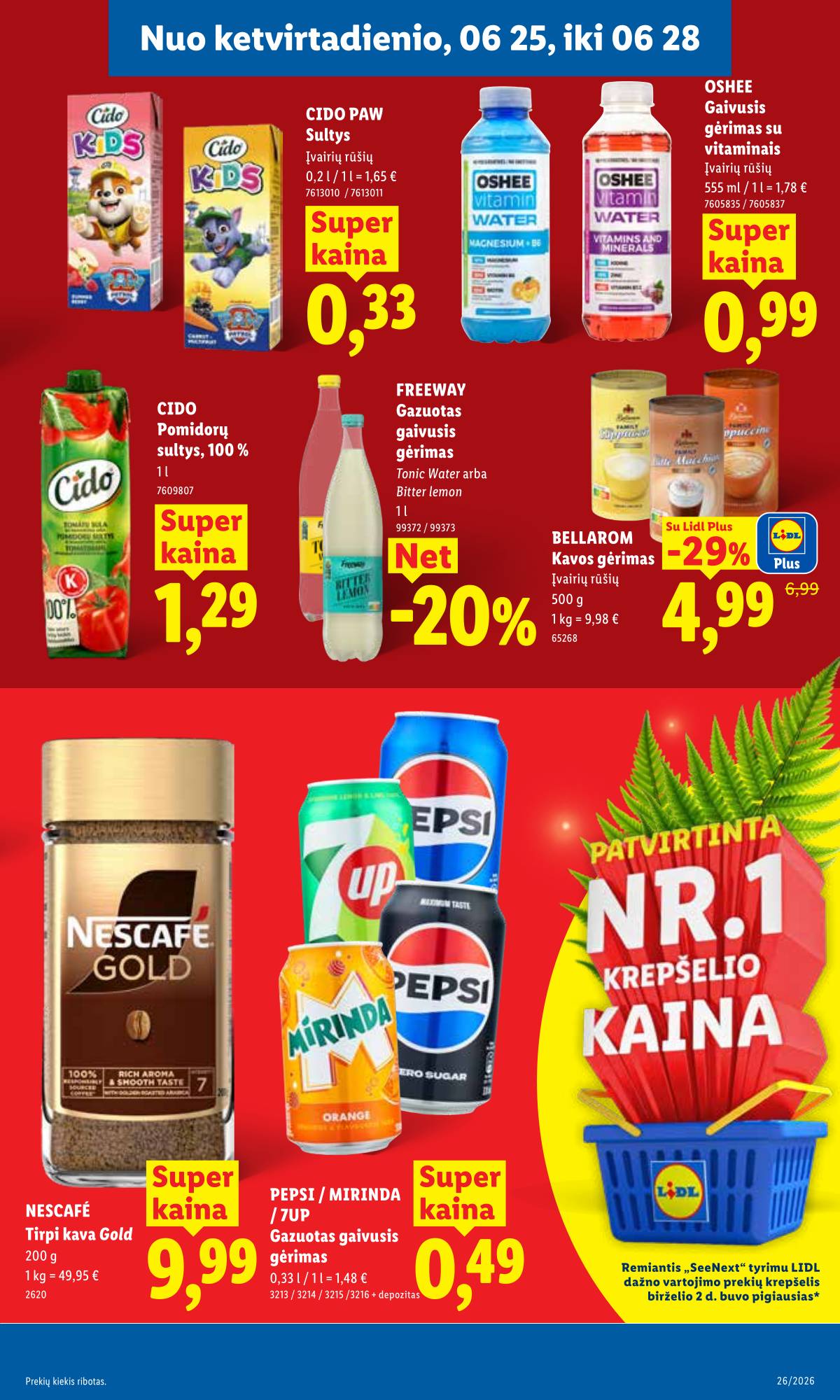 Lidl - LIDL SAVAITĖS Maisto prekių akcijų leidinys 31 puslapis