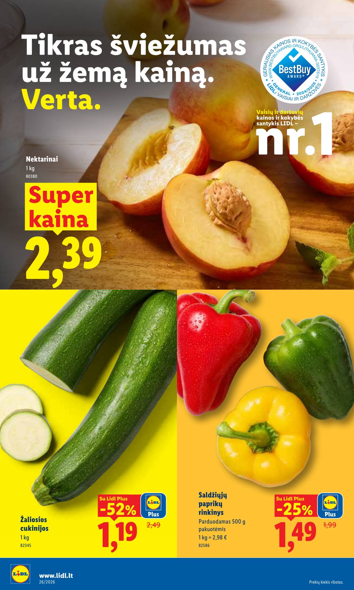 Lidl - LIDL SAVAITĖS Maisto prekių akcijų leidinys 36 puslapis