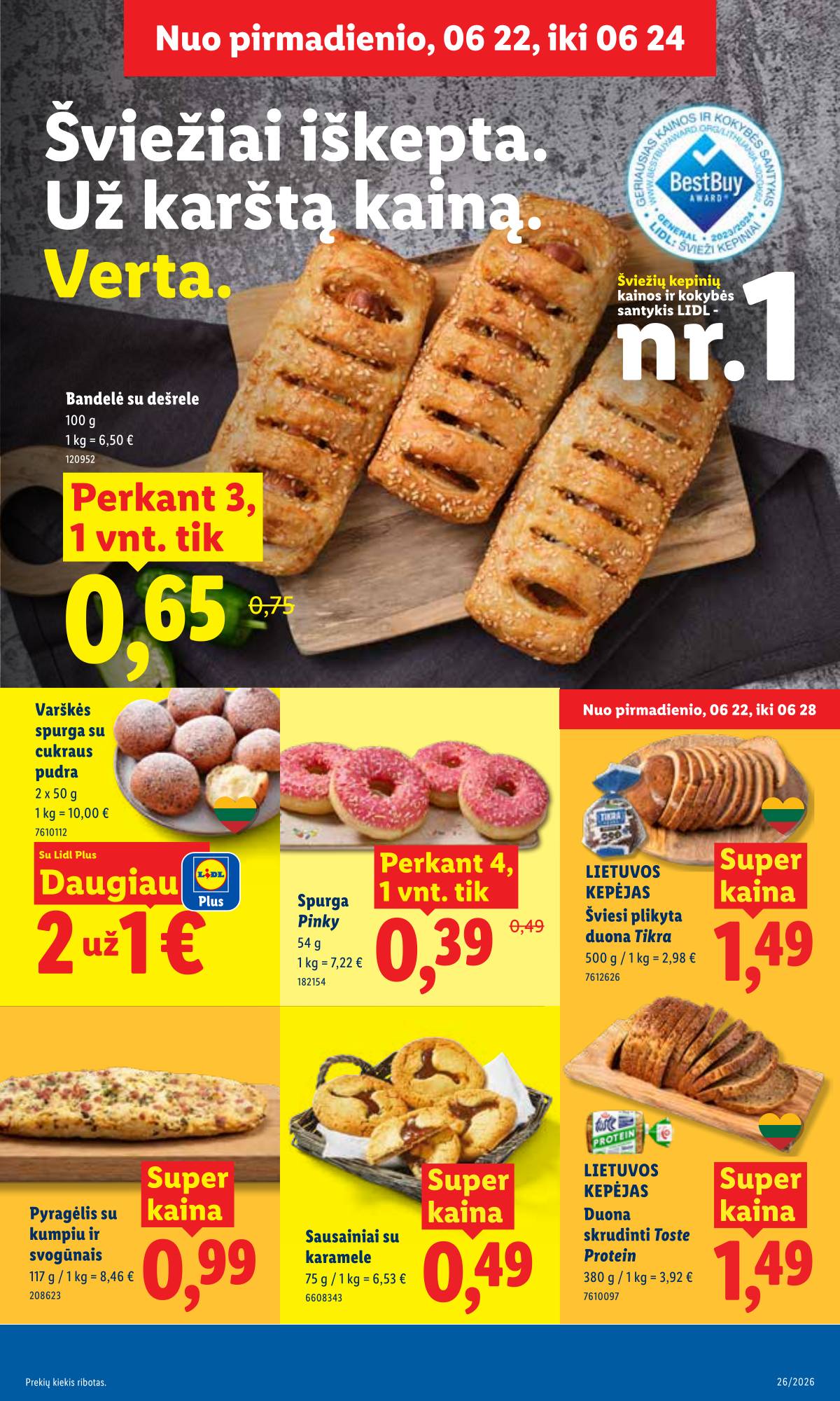 Lidl - LIDL SAVAITĖS Maisto prekių akcijų leidinys 7 puslapis