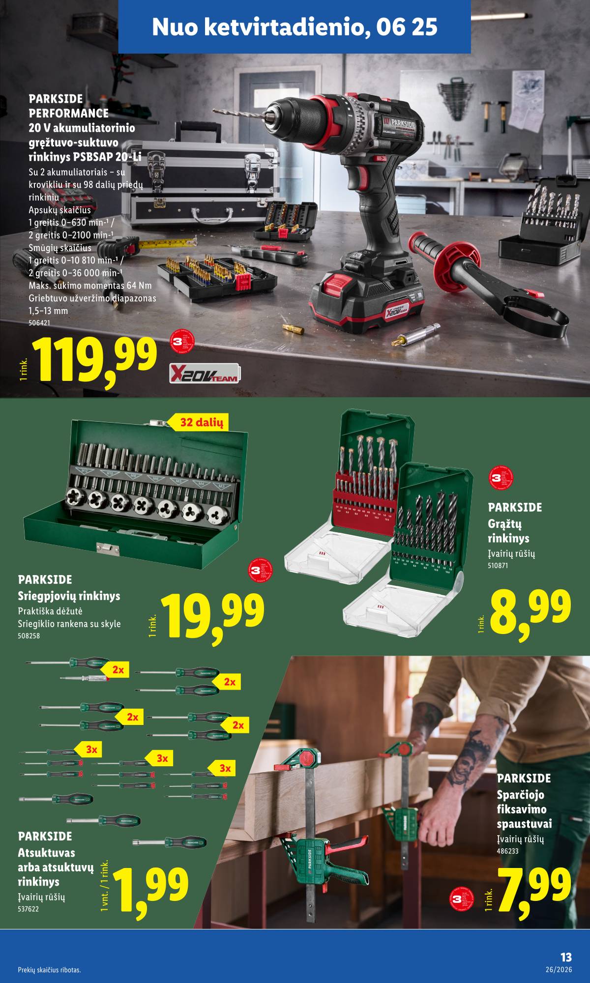 Lidl - LIDL Ne maisto prekių akcijų leidinys 13 puslapis