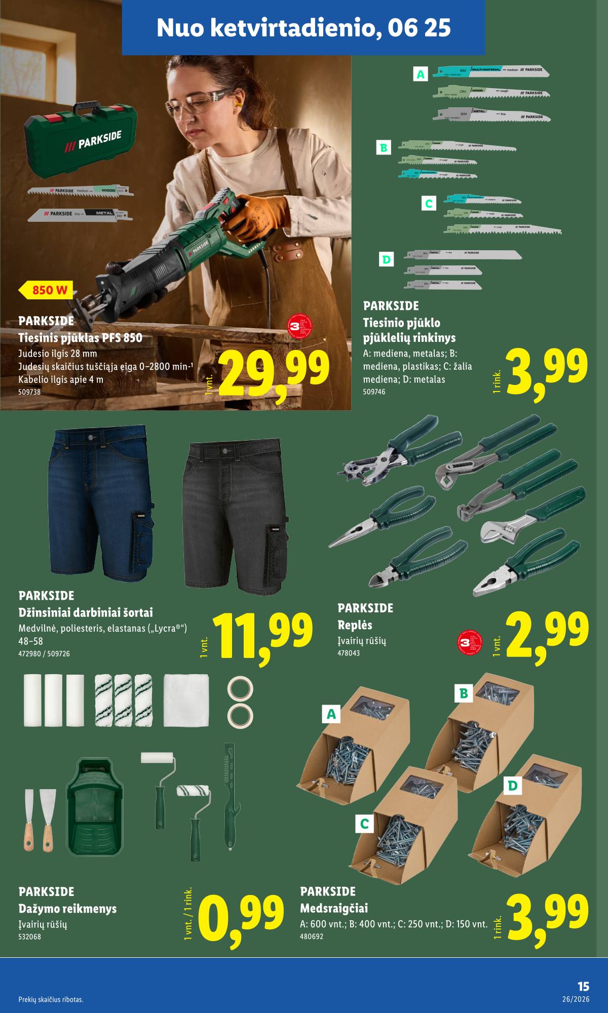 Lidl - LIDL Ne maisto prekių akcijų leidinys 15 puslapis