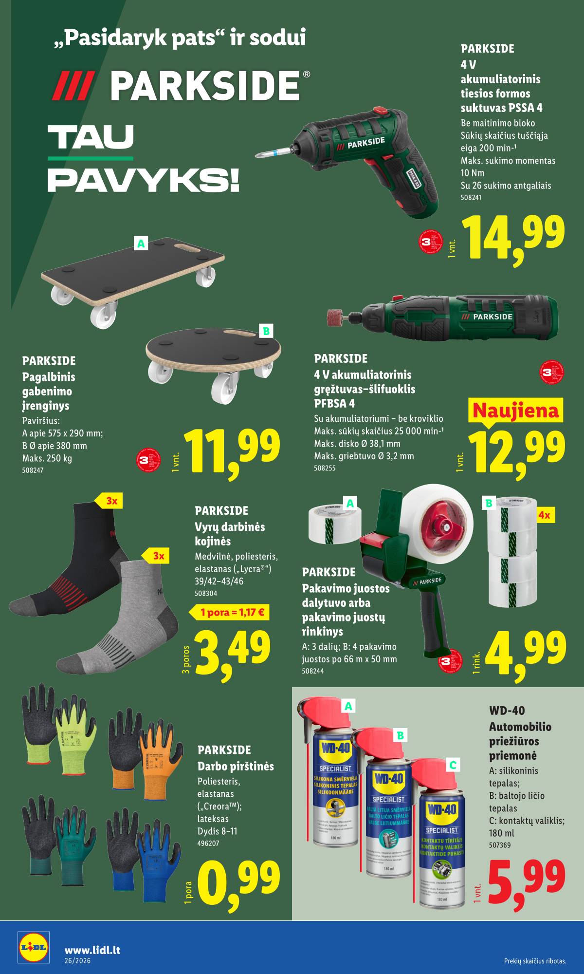 Lidl - LIDL Ne maisto prekių akcijų leidinys 18 puslapis