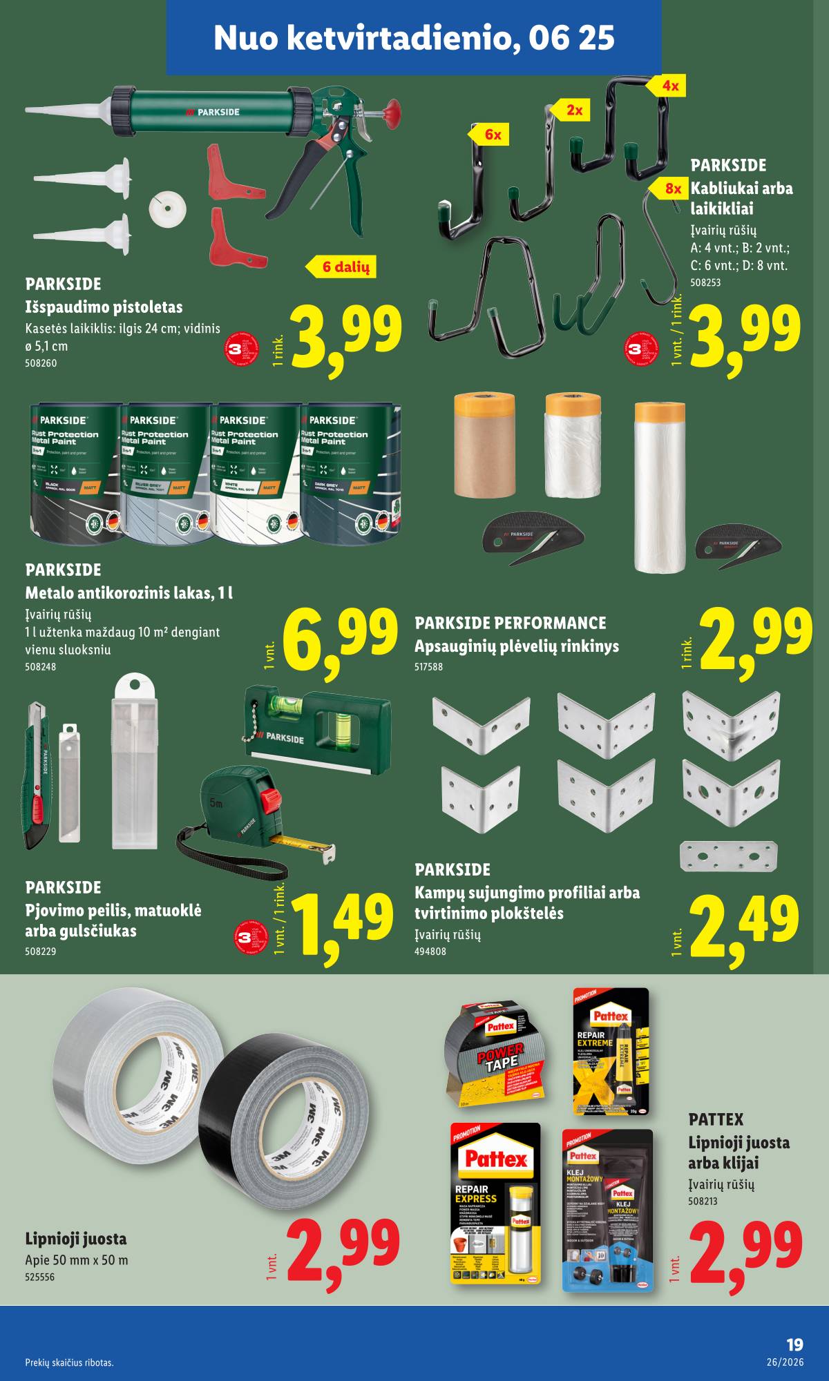 Lidl - LIDL Ne maisto prekių akcijų leidinys 19 puslapis