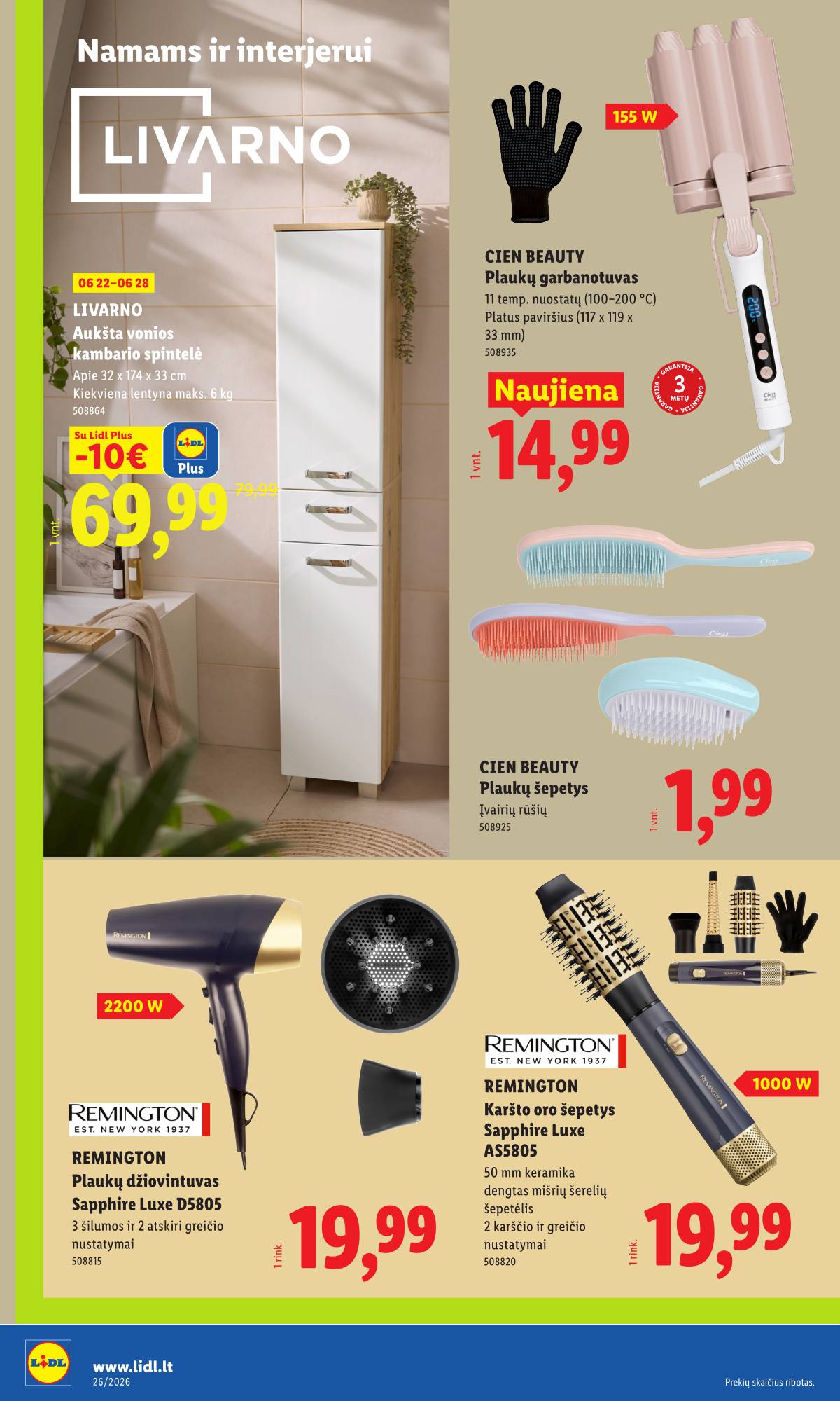 Lidl - LIDL Ne maisto prekių akcijų leidinys 8 puslapis