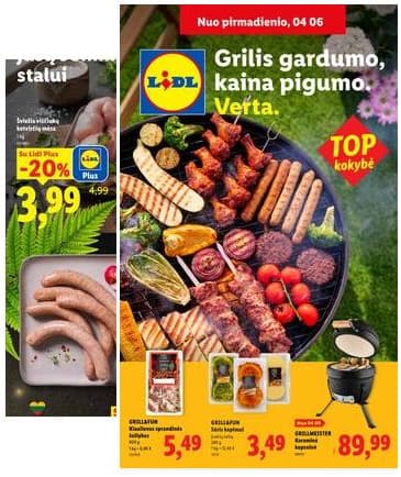 Lidl - Antrasis LIDL nuo Pirmadienio akcijų leidinys 2026-04-06 – 2026-08-31