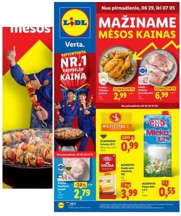 Lidl - LIDL SAVAITĖS Maisto prekių akcijų leidinys 2026-06-29 – 2026-07-05