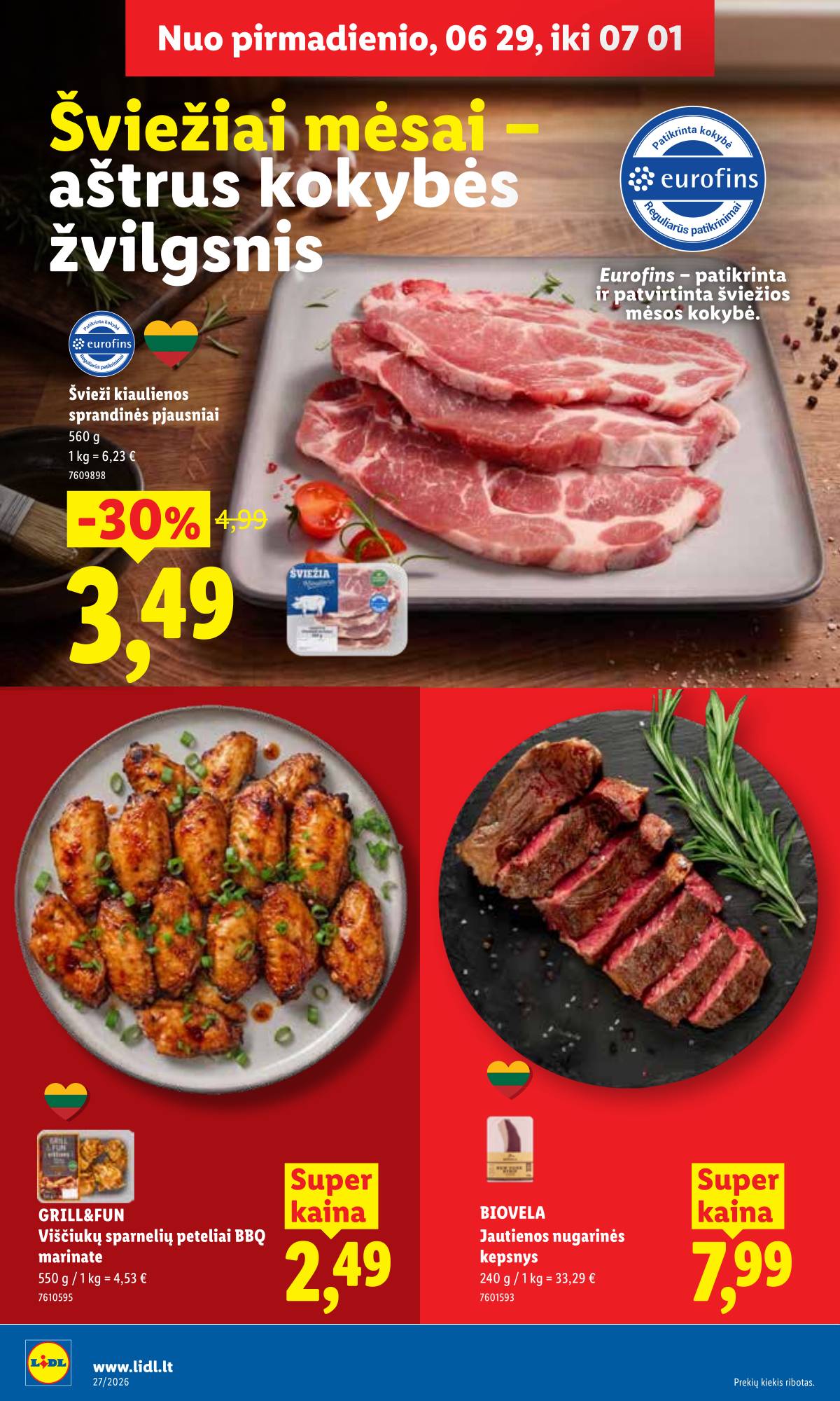 Lidl - LIDL SAVAITĖS Maisto prekių akcijų leidinys 10 puslapis