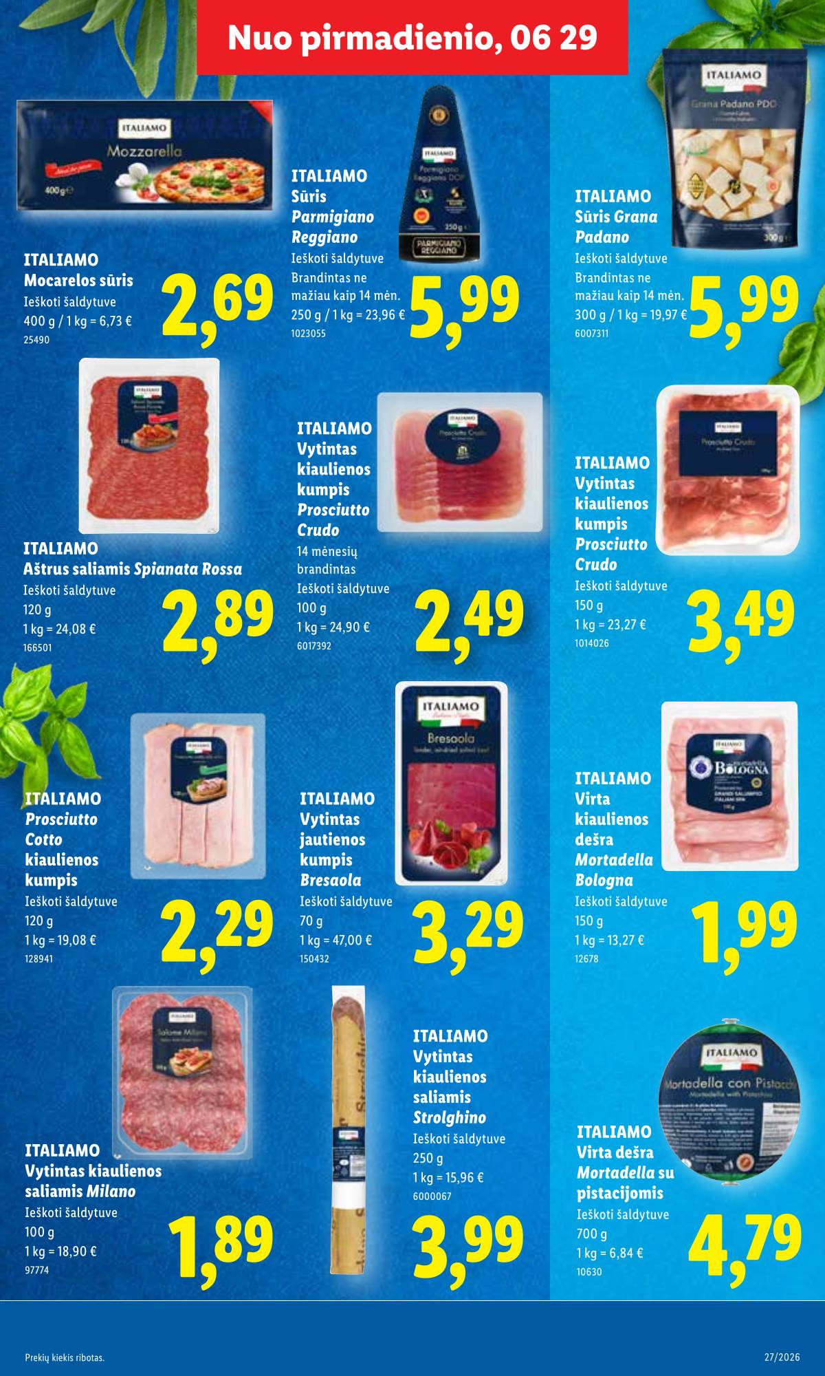 Lidl - LIDL SAVAITĖS Maisto prekių akcijų leidinys 13 puslapis