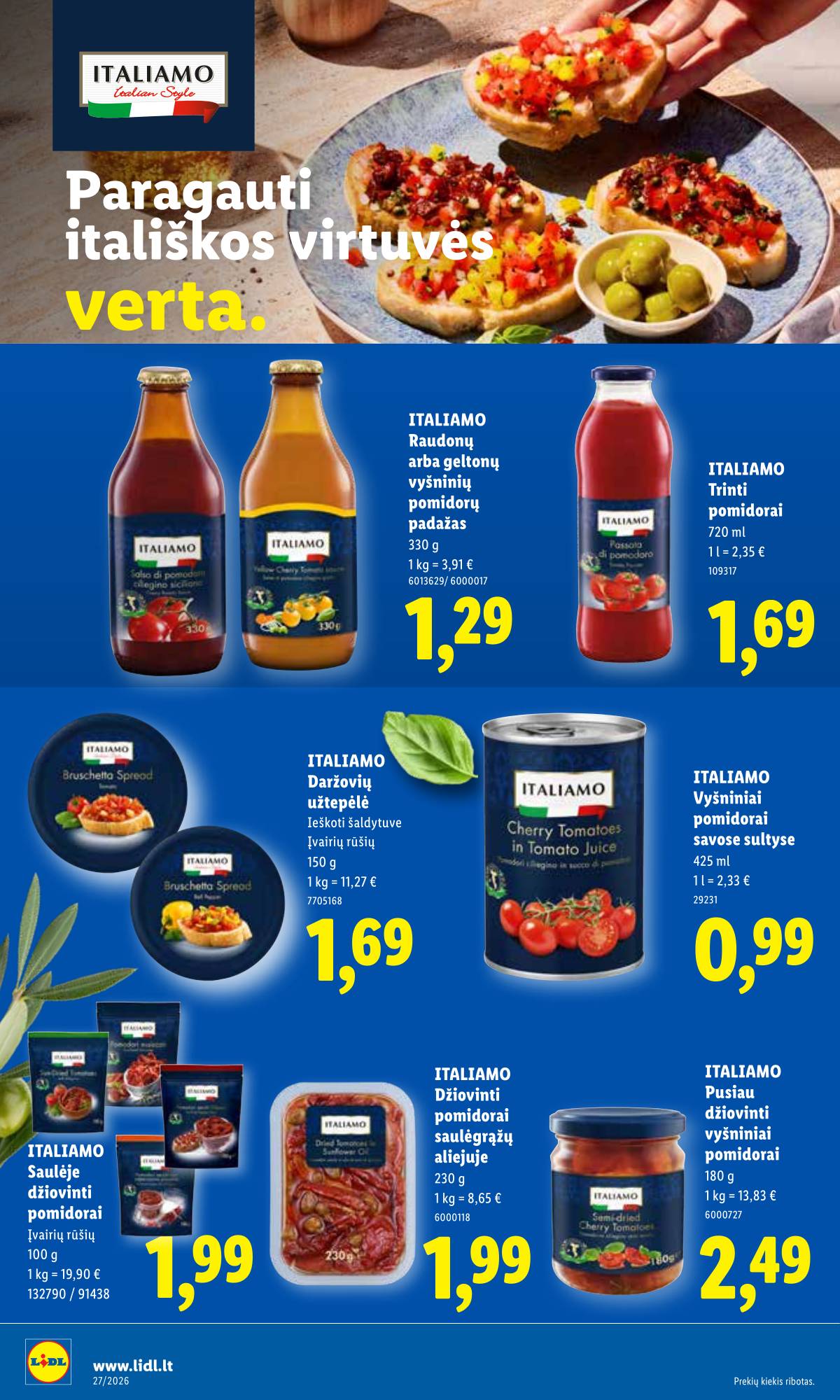 Lidl - LIDL SAVAITĖS Maisto prekių akcijų leidinys 16 puslapis