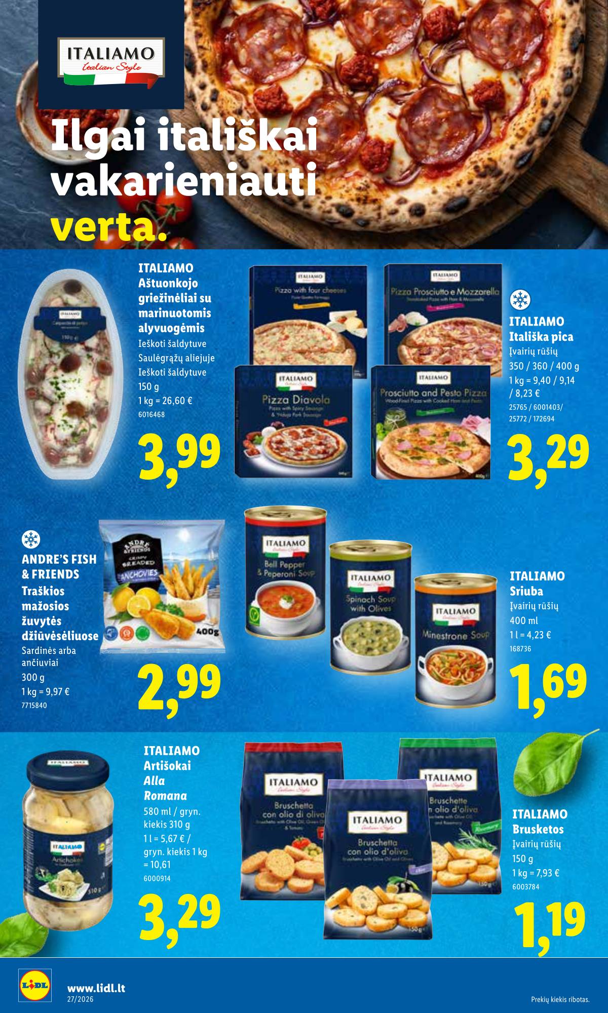 Lidl - LIDL SAVAITĖS Maisto prekių akcijų leidinys 18 puslapis