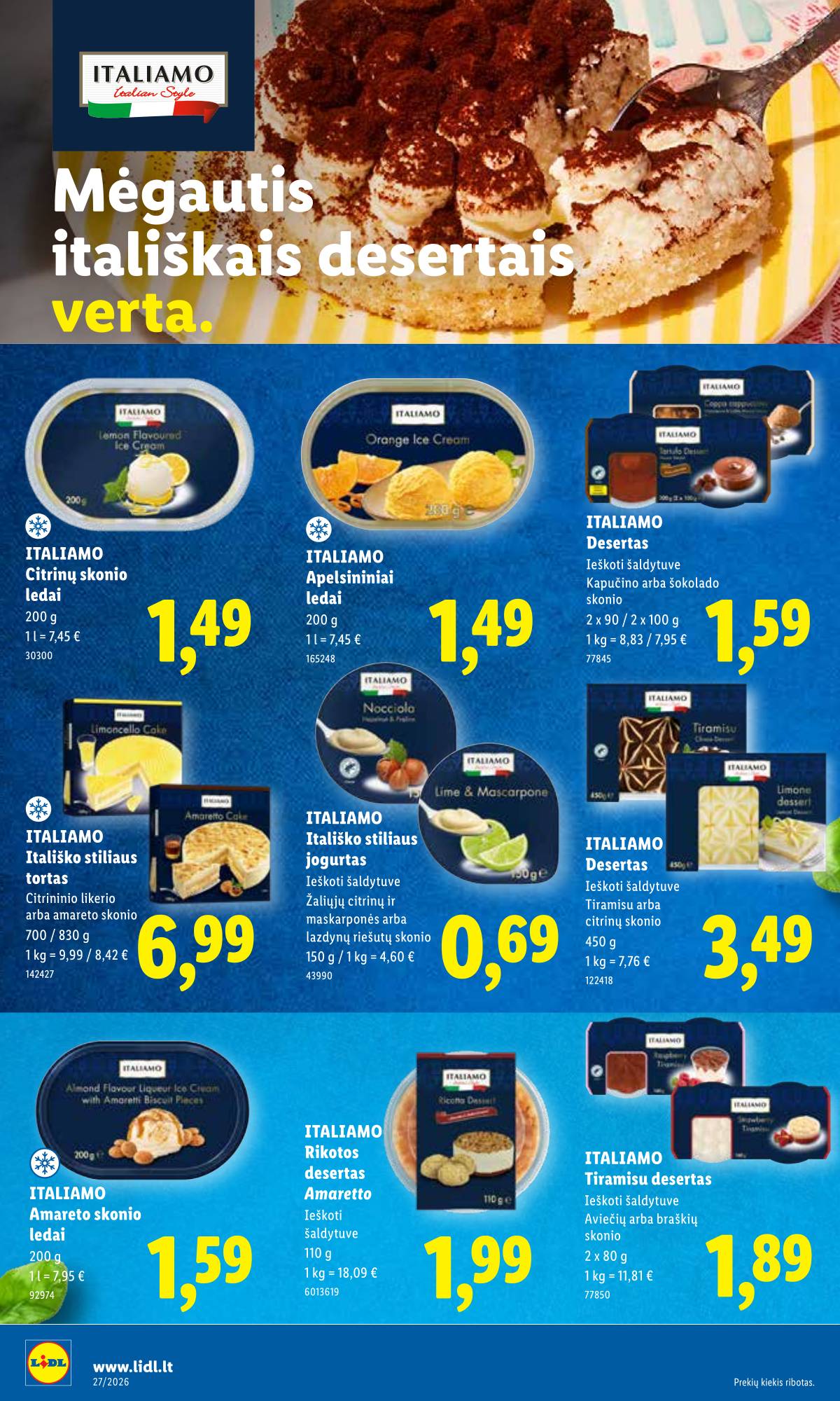 Lidl - LIDL SAVAITĖS Maisto prekių akcijų leidinys 20 puslapis