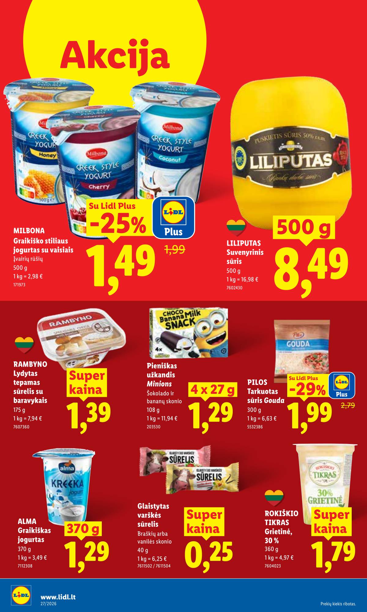 Lidl - LIDL SAVAITĖS Maisto prekių akcijų leidinys 22 puslapis