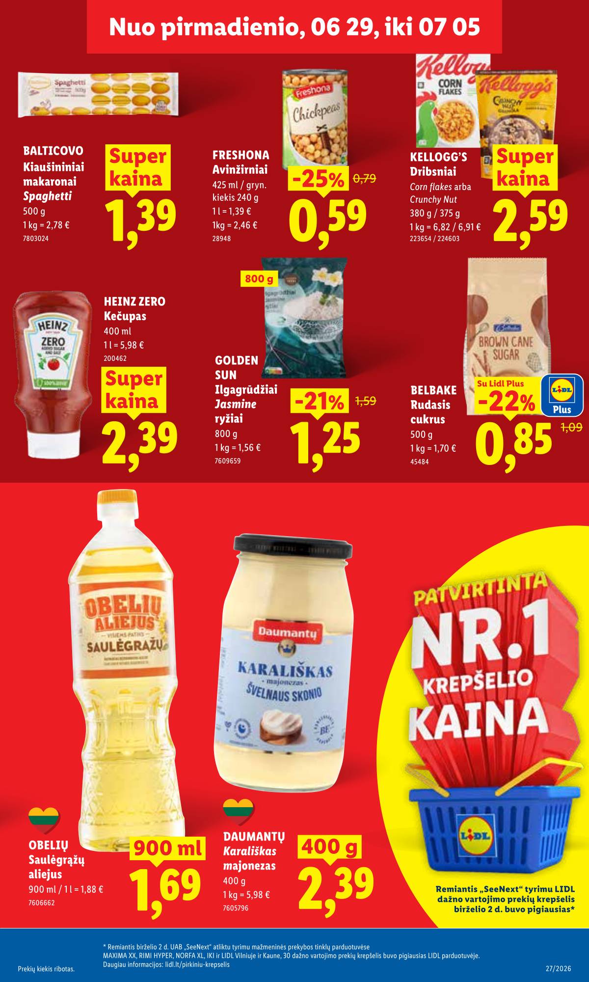 Lidl - LIDL SAVAITĖS Maisto prekių akcijų leidinys 23 puslapis