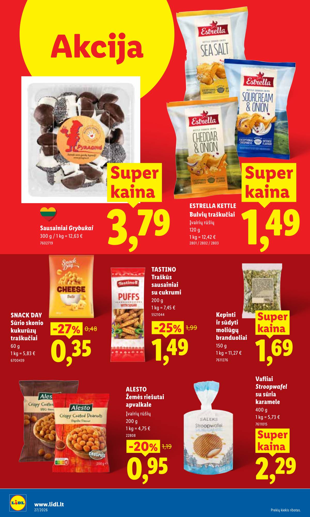 Lidl - LIDL SAVAITĖS Maisto prekių akcijų leidinys 24 puslapis