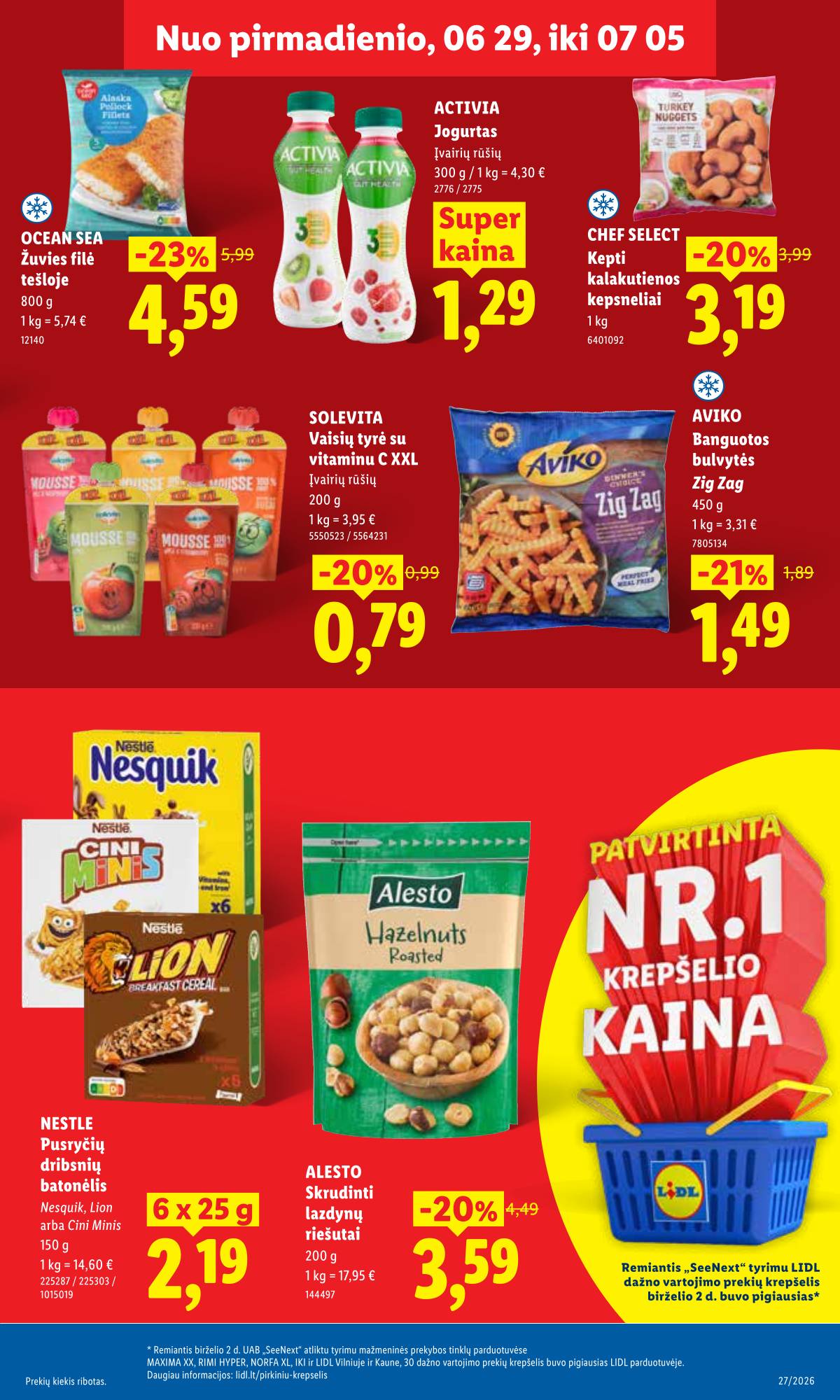 Lidl - LIDL SAVAITĖS Maisto prekių akcijų leidinys 25 puslapis