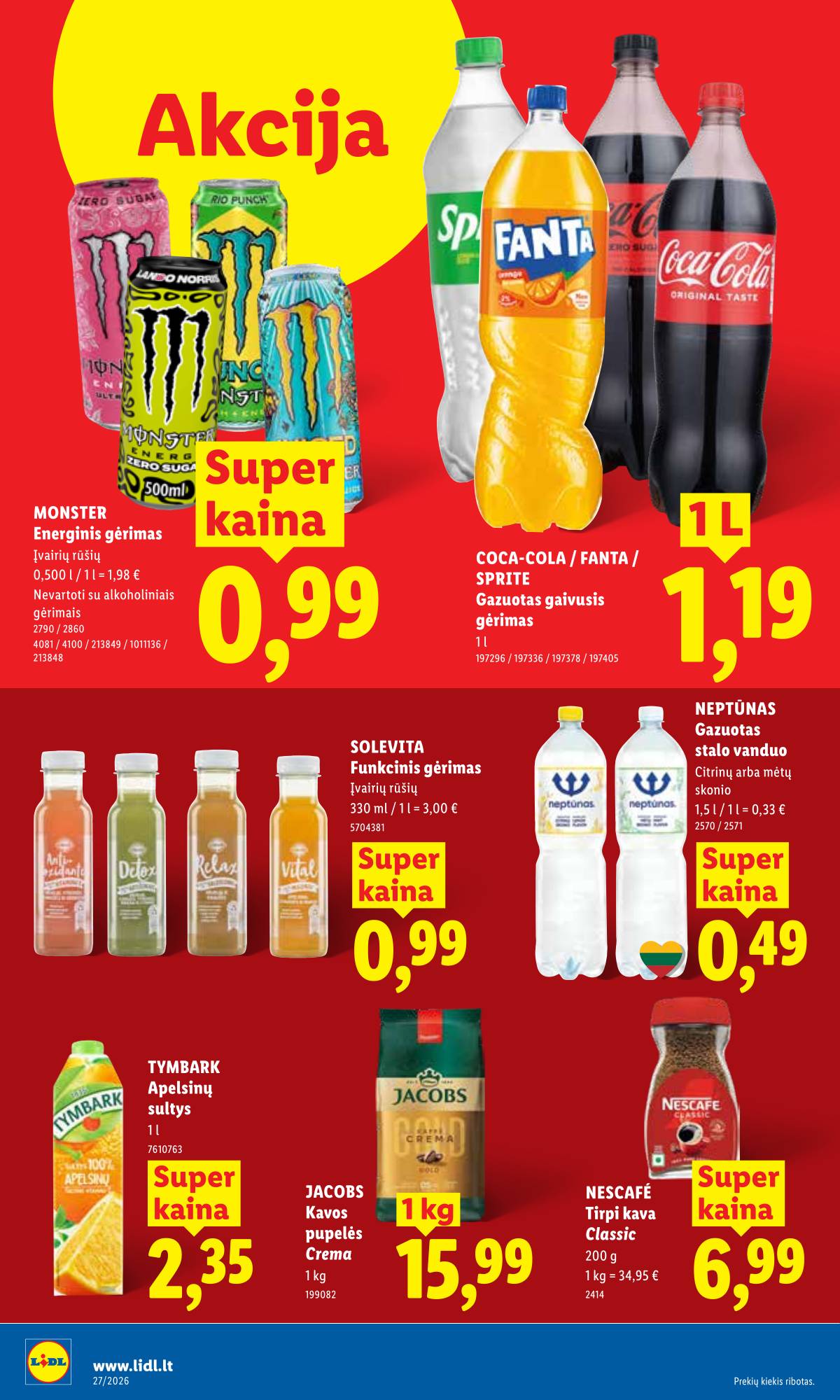 Lidl - LIDL SAVAITĖS Maisto prekių akcijų leidinys 26 puslapis