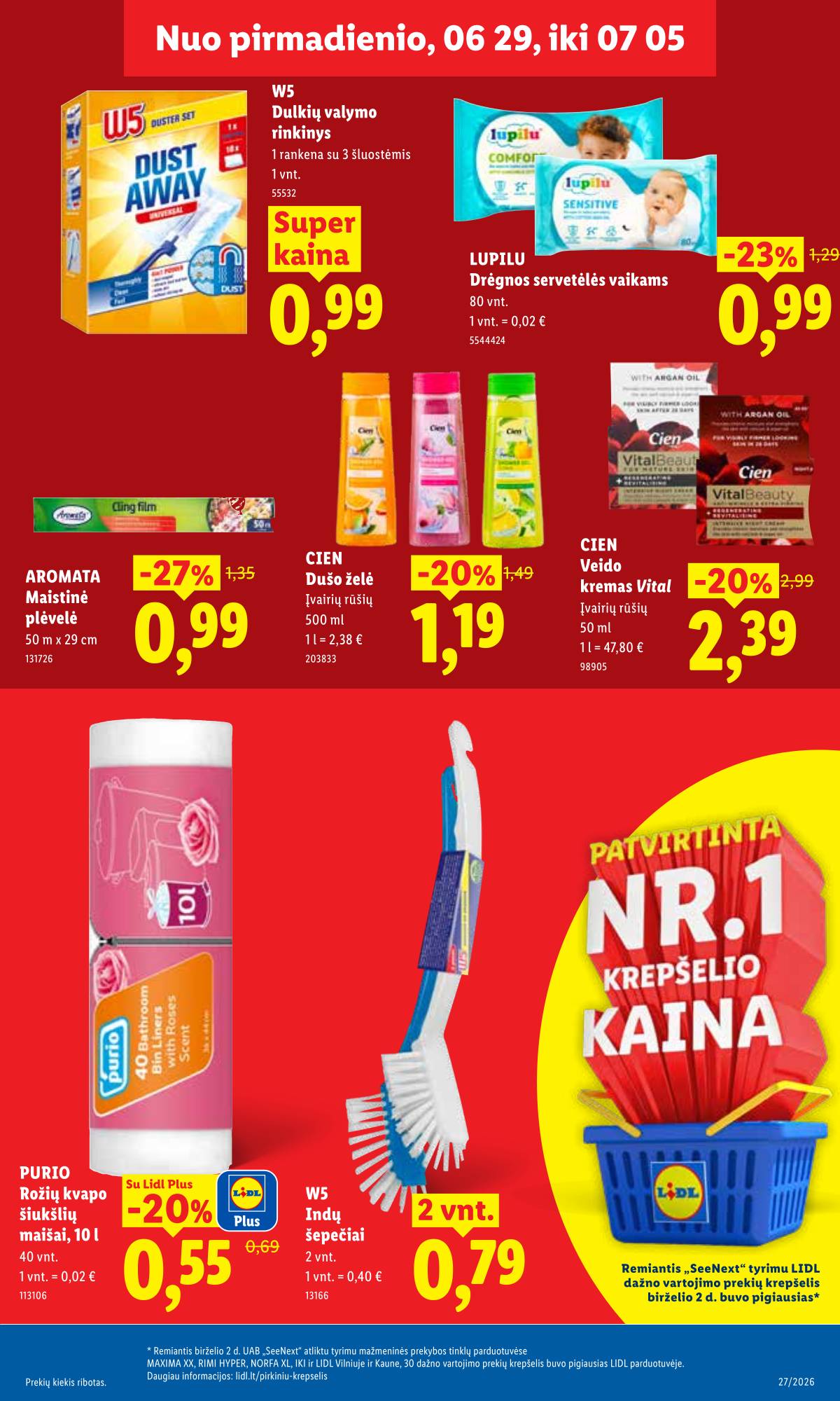 Lidl - LIDL SAVAITĖS Maisto prekių akcijų leidinys 29 puslapis