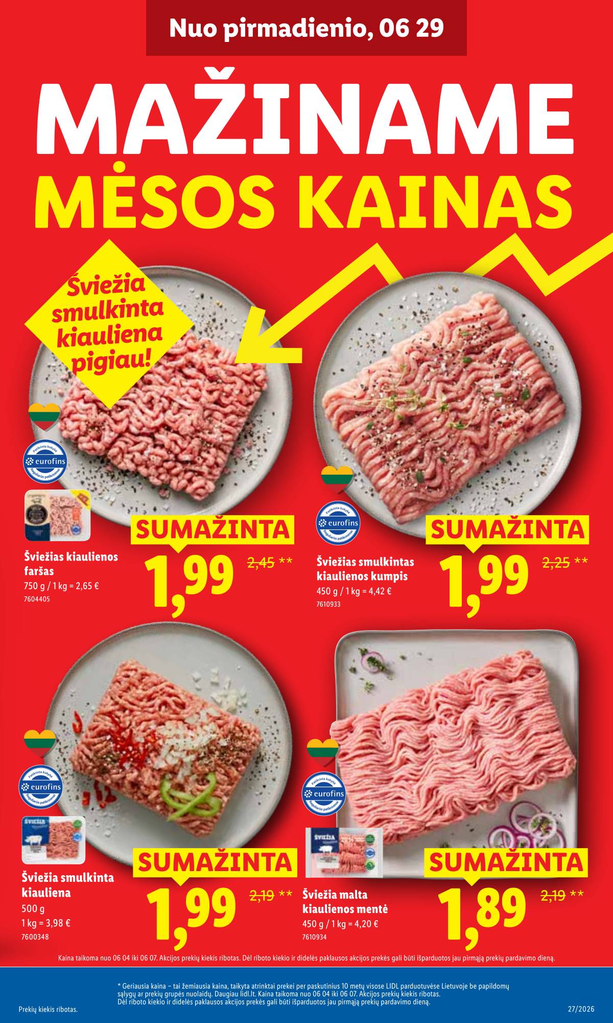 Lidl - LIDL SAVAITĖS Maisto prekių akcijų leidinys 3 puslapis