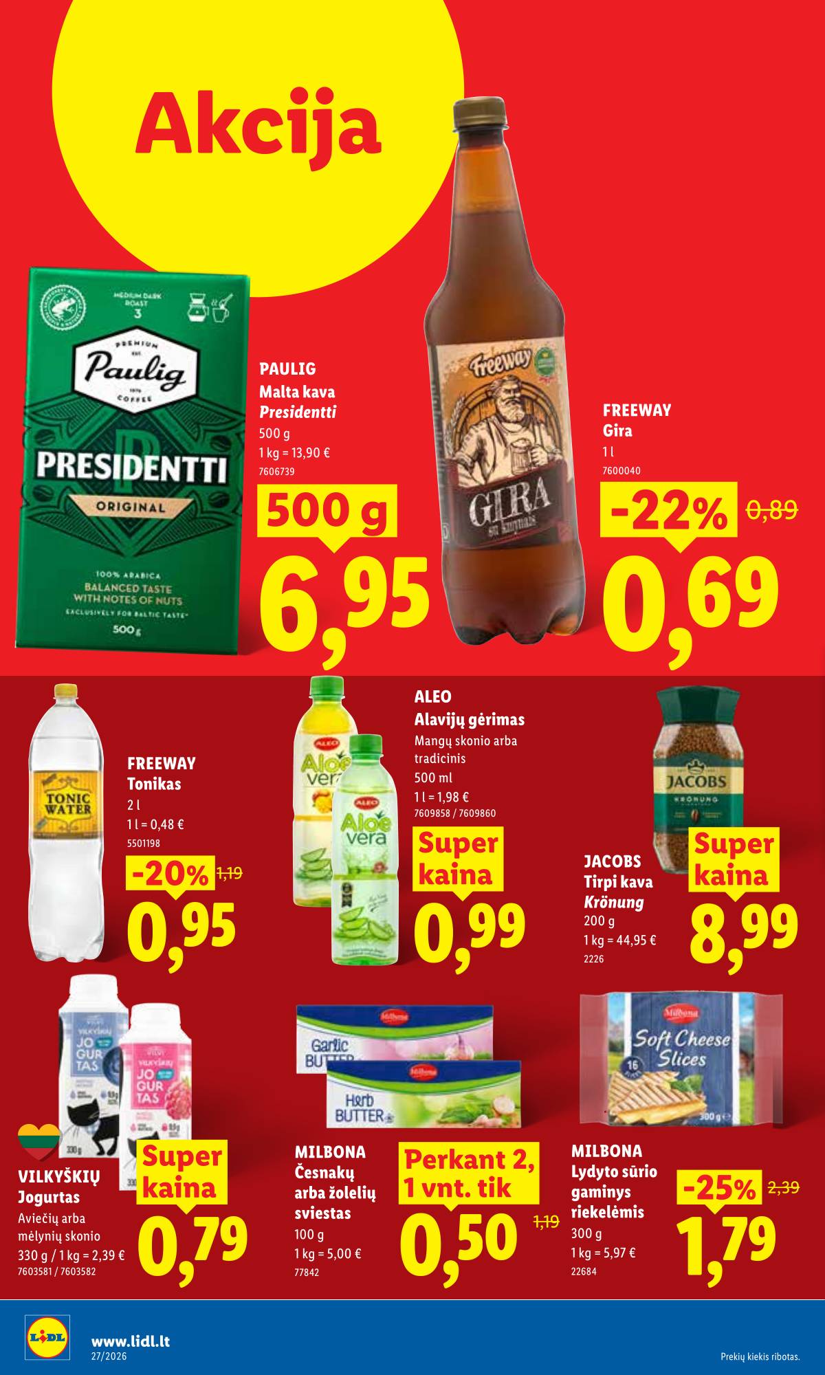 Lidl - LIDL SAVAITĖS Maisto prekių akcijų leidinys 32 puslapis