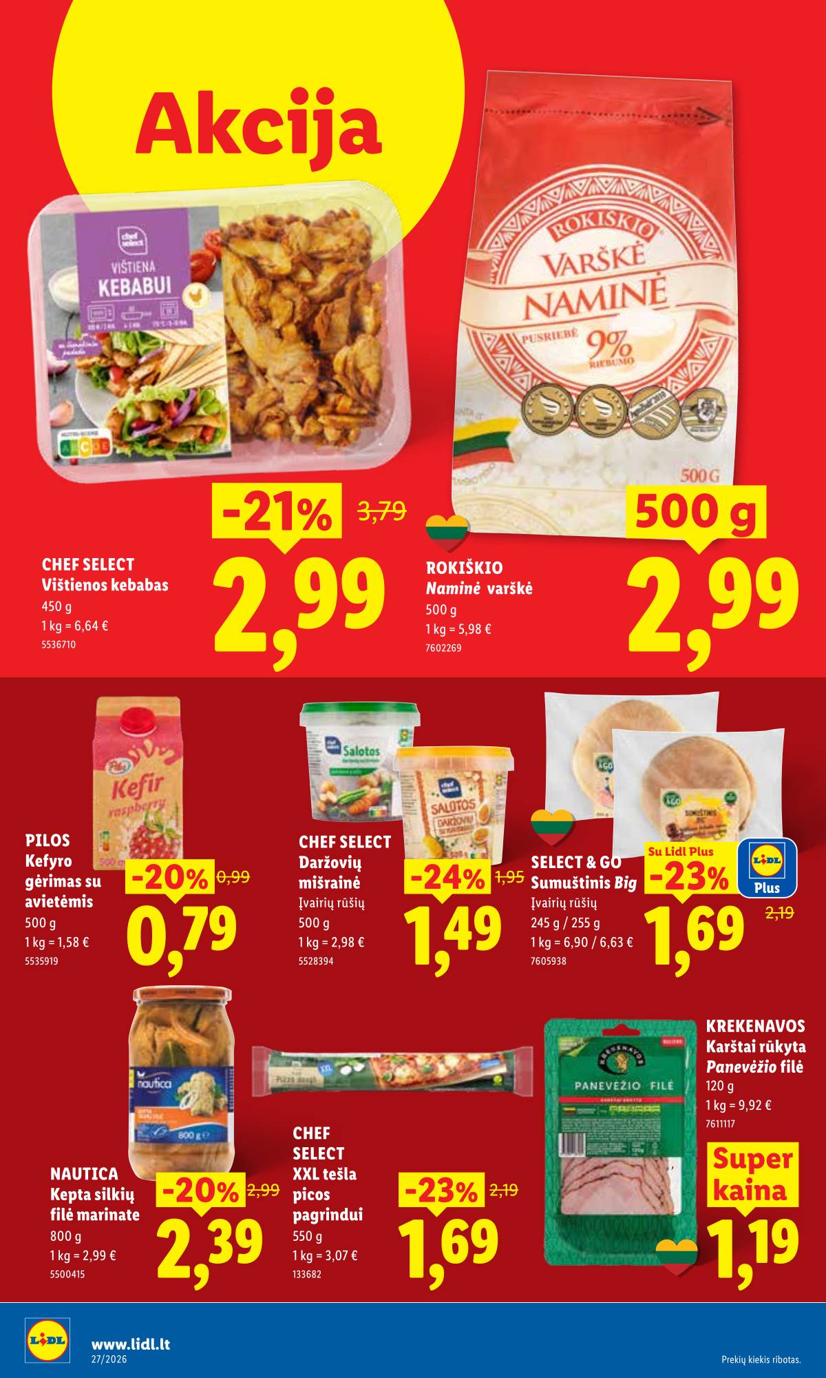 Lidl - LIDL SAVAITĖS Maisto prekių akcijų leidinys 34 puslapis