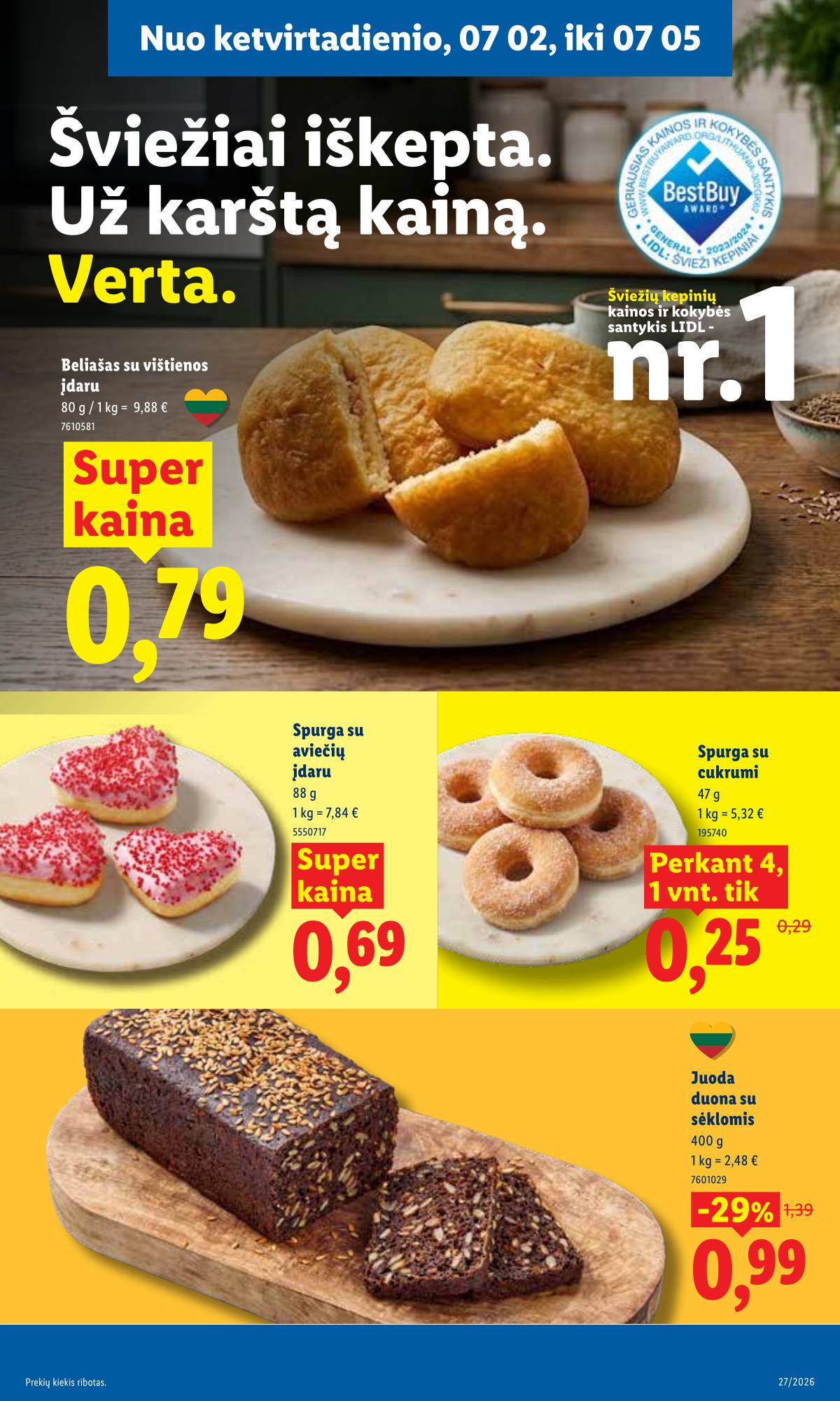 Lidl - LIDL SAVAITĖS Maisto prekių akcijų leidinys 37 puslapis