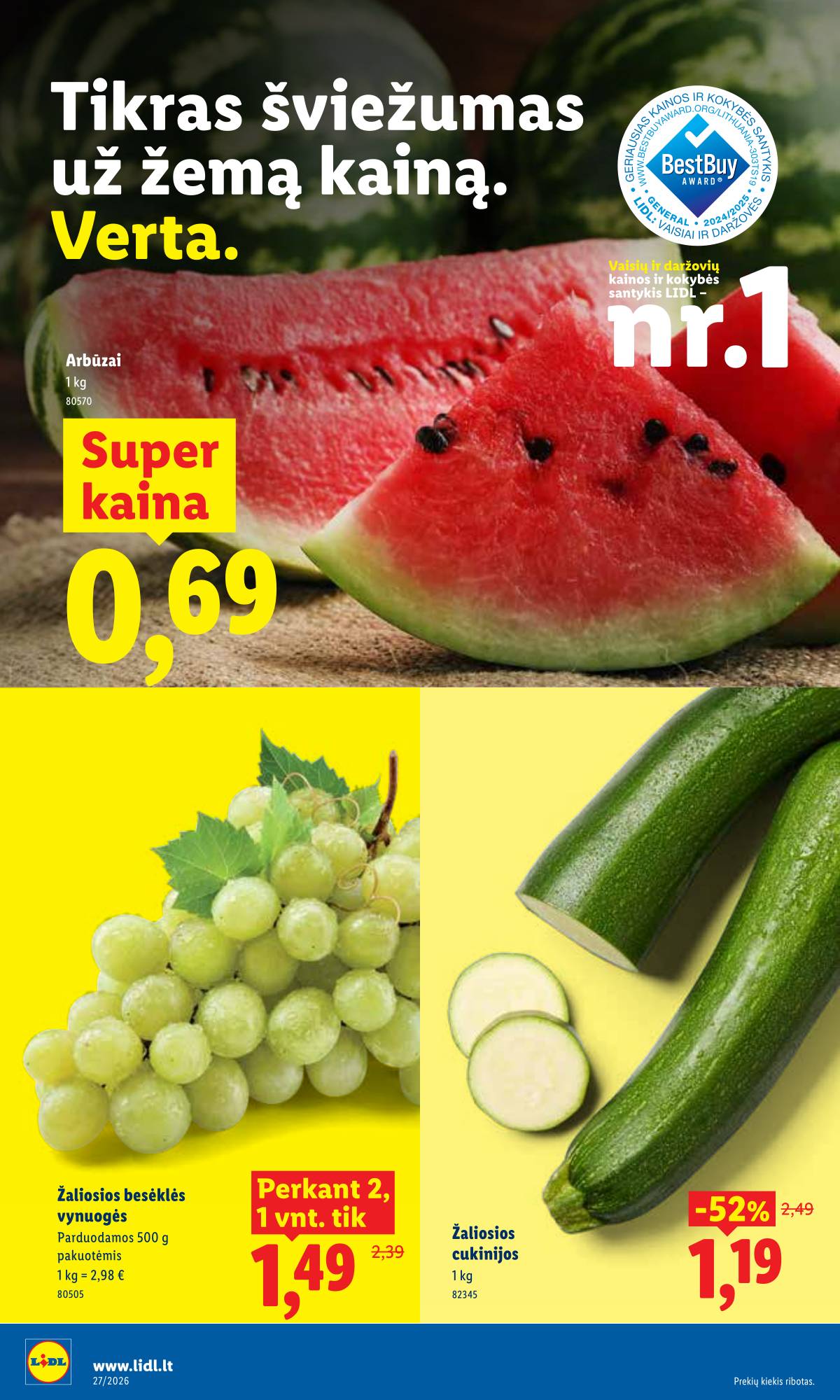 Lidl - LIDL SAVAITĖS Maisto prekių akcijų leidinys 38 puslapis