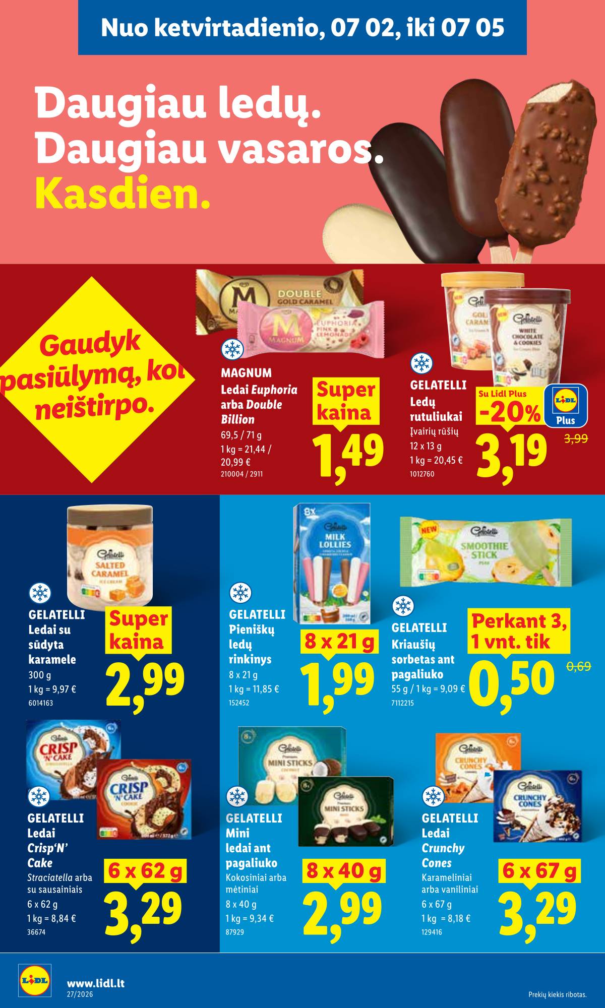Lidl - LIDL SAVAITĖS Maisto prekių akcijų leidinys 40 puslapis