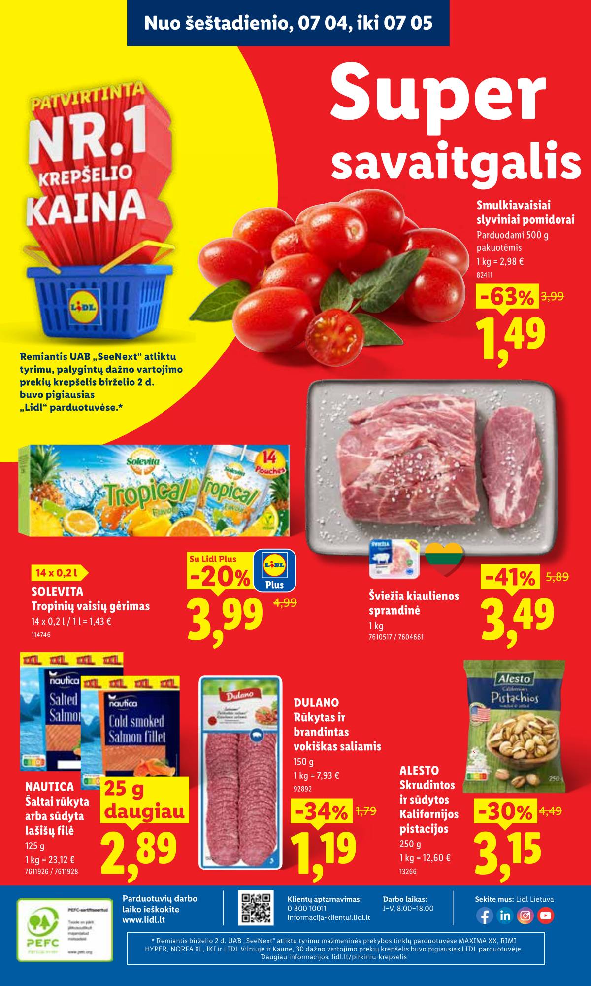 Lidl - LIDL SAVAITĖS Maisto prekių akcijų leidinys 44 puslapis