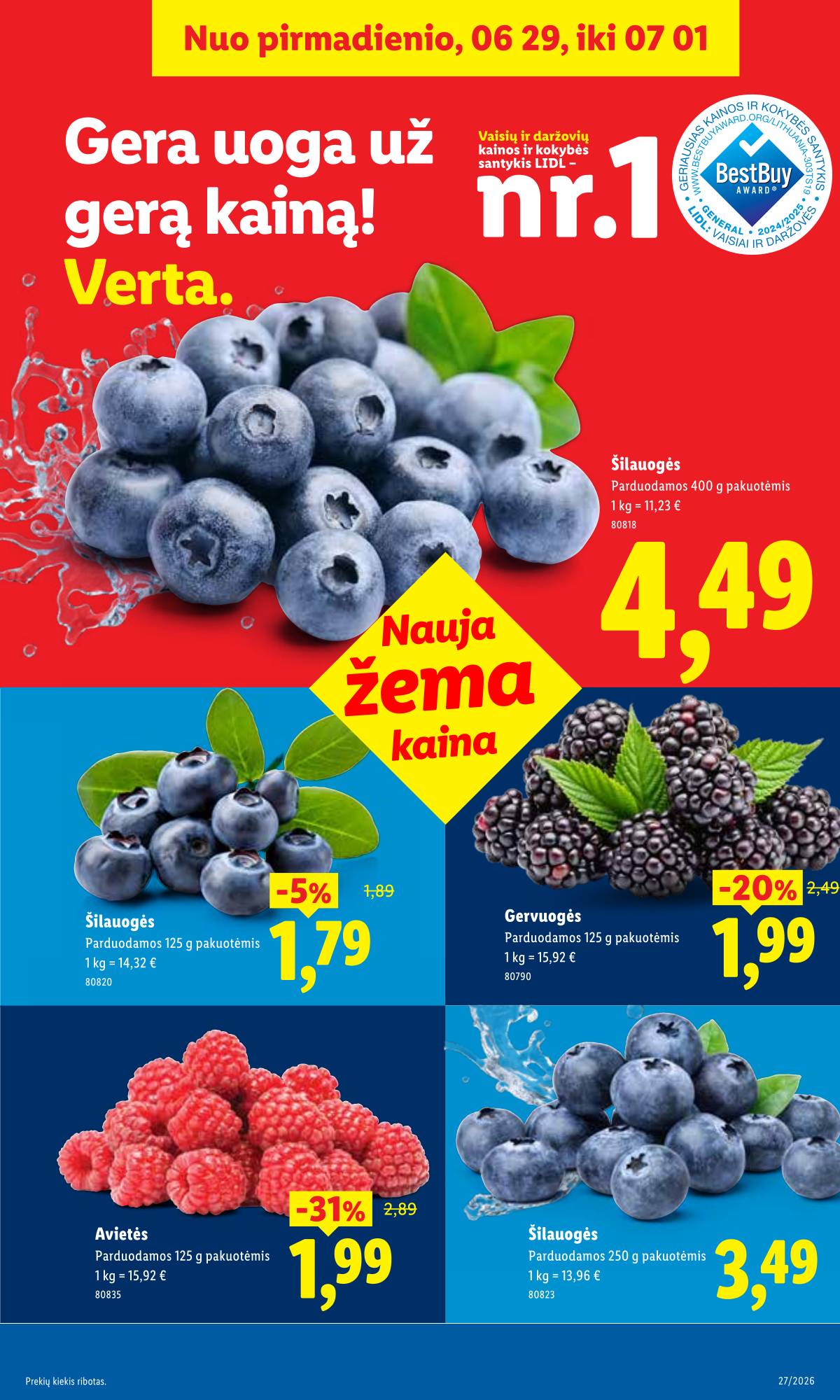 Lidl - LIDL SAVAITĖS Maisto prekių akcijų leidinys 5 puslapis