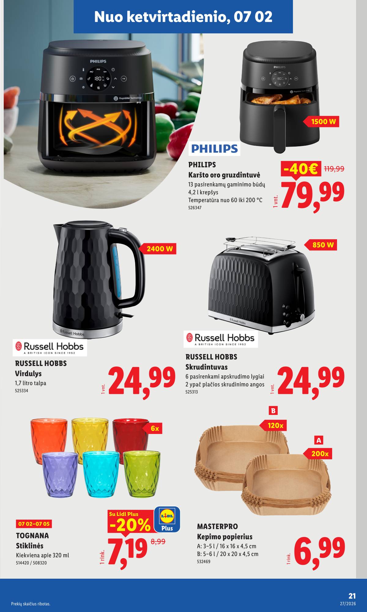 Lidl - LIDL Ne maisto prekių akcijų leidinys 21 puslapis