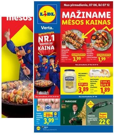 Lidl - LIDL SAVAITĖS Maisto prekių akcijų leidinys 2026-07-06 – 2026-07-12