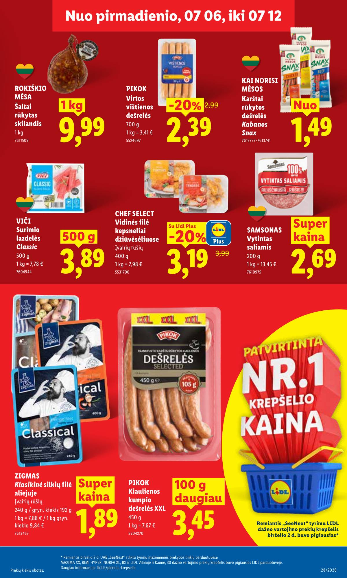 Lidl - LIDL SAVAITĖS Maisto prekių akcijų leidinys 11 puslapis
