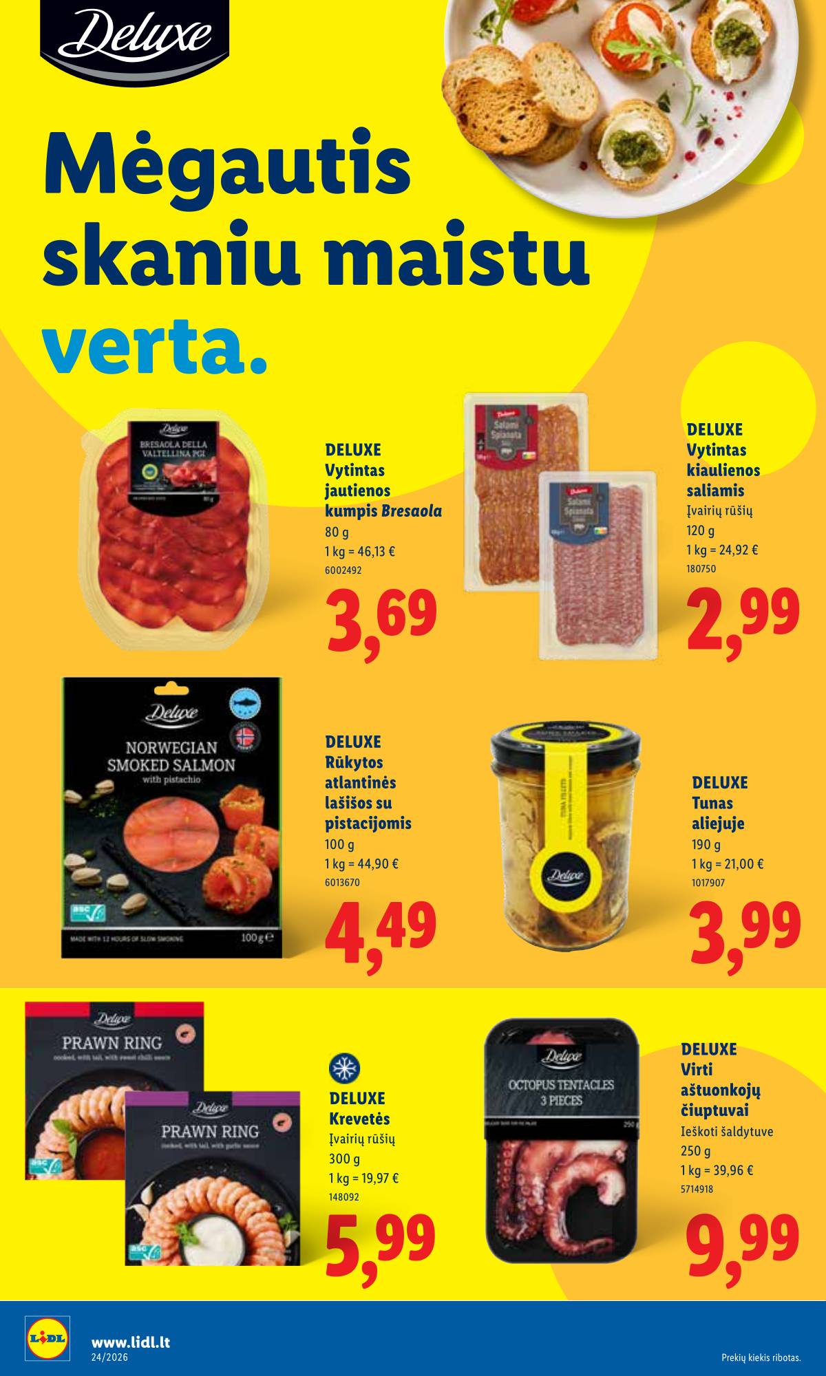 Lidl - LIDL SAVAITĖS Maisto prekių akcijų leidinys 12 puslapis