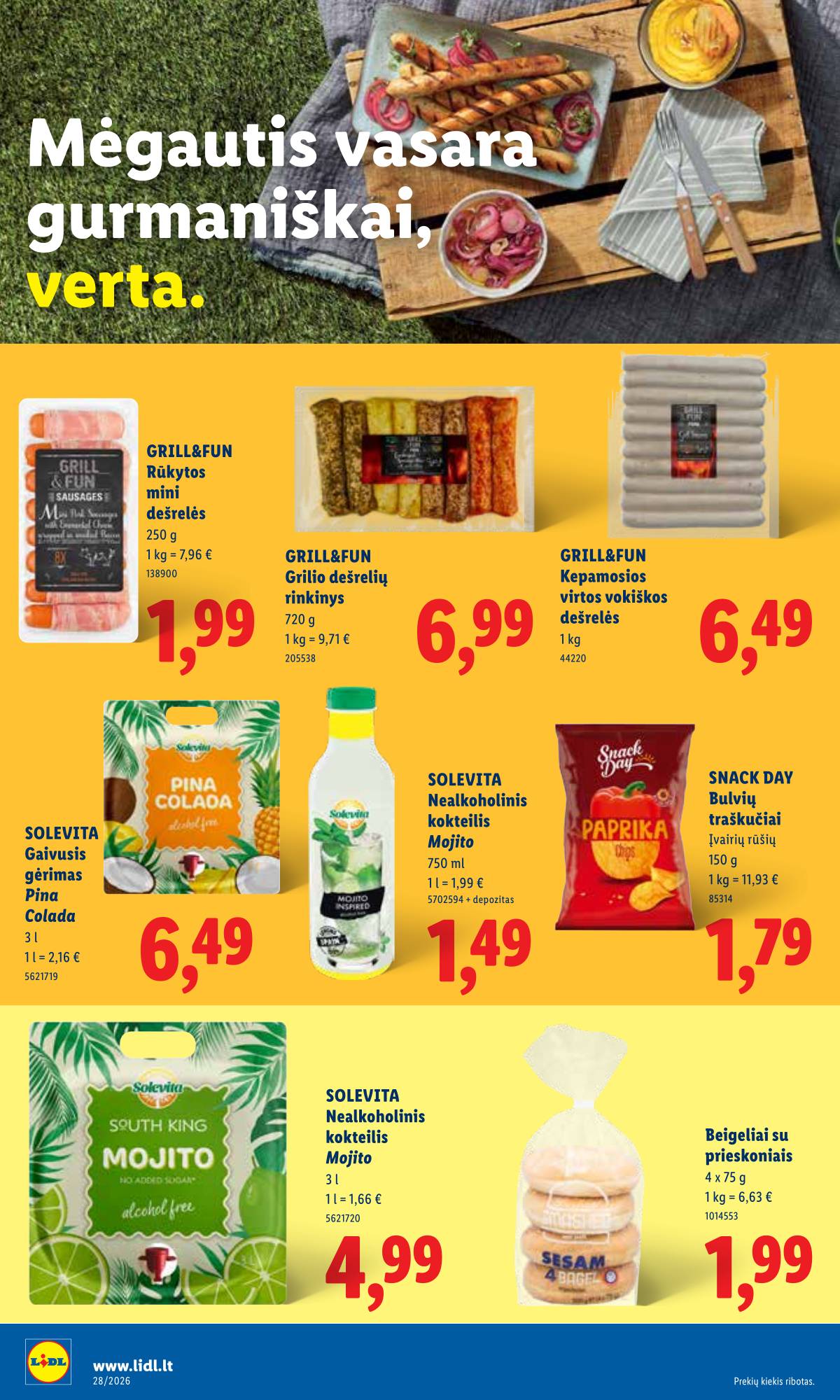 Lidl - LIDL SAVAITĖS Maisto prekių akcijų leidinys 14 puslapis
