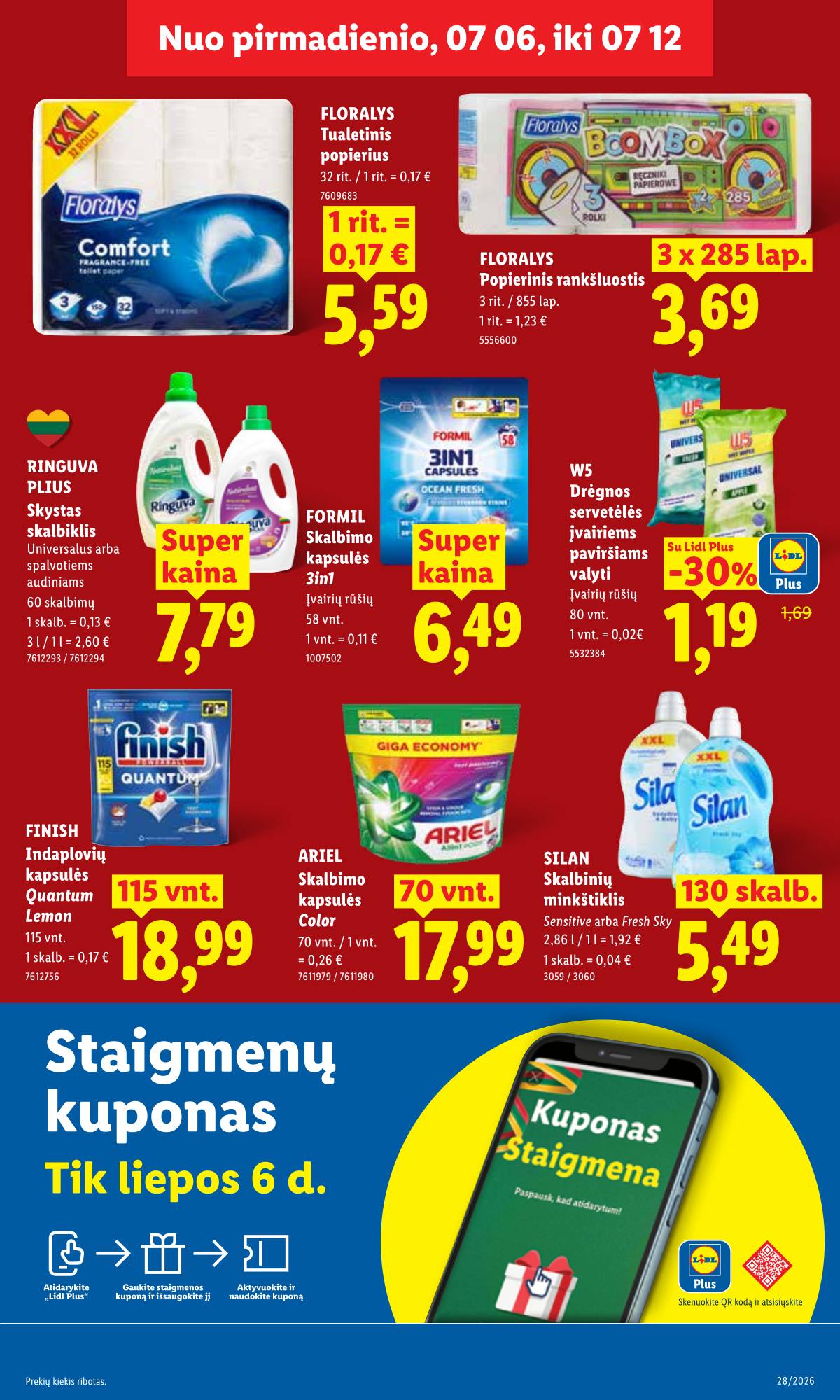 Lidl - LIDL SAVAITĖS Maisto prekių akcijų leidinys 19 puslapis