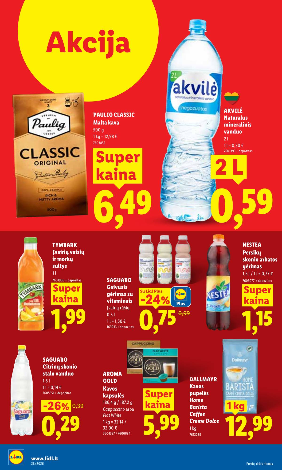 Lidl - LIDL SAVAITĖS Maisto prekių akcijų leidinys 20 puslapis