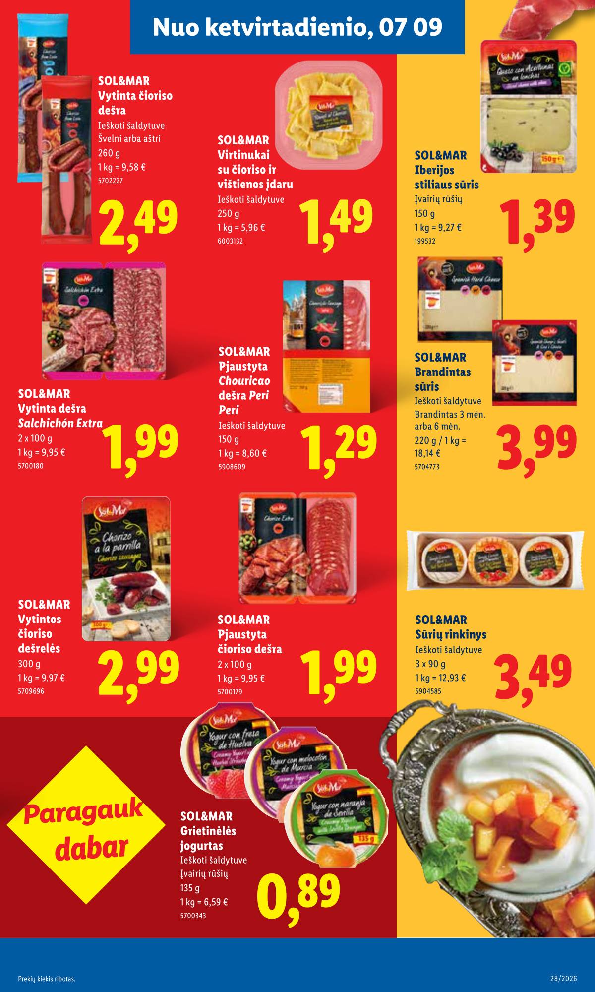 Lidl - LIDL SAVAITĖS Maisto prekių akcijų leidinys 27 puslapis