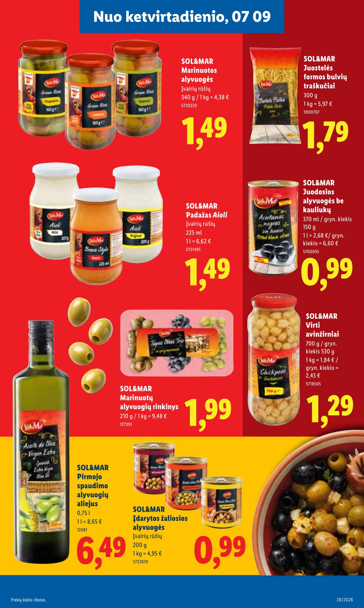 Lidl - LIDL SAVAITĖS Maisto prekių akcijų leidinys 29 puslapis