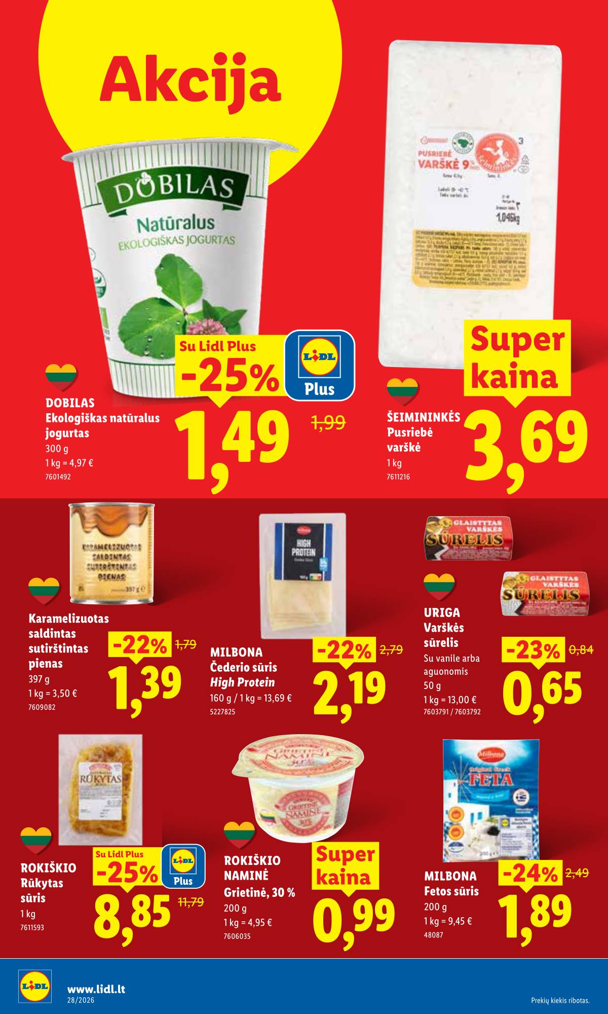 Lidl - LIDL SAVAITĖS Maisto prekių akcijų leidinys 32 puslapis