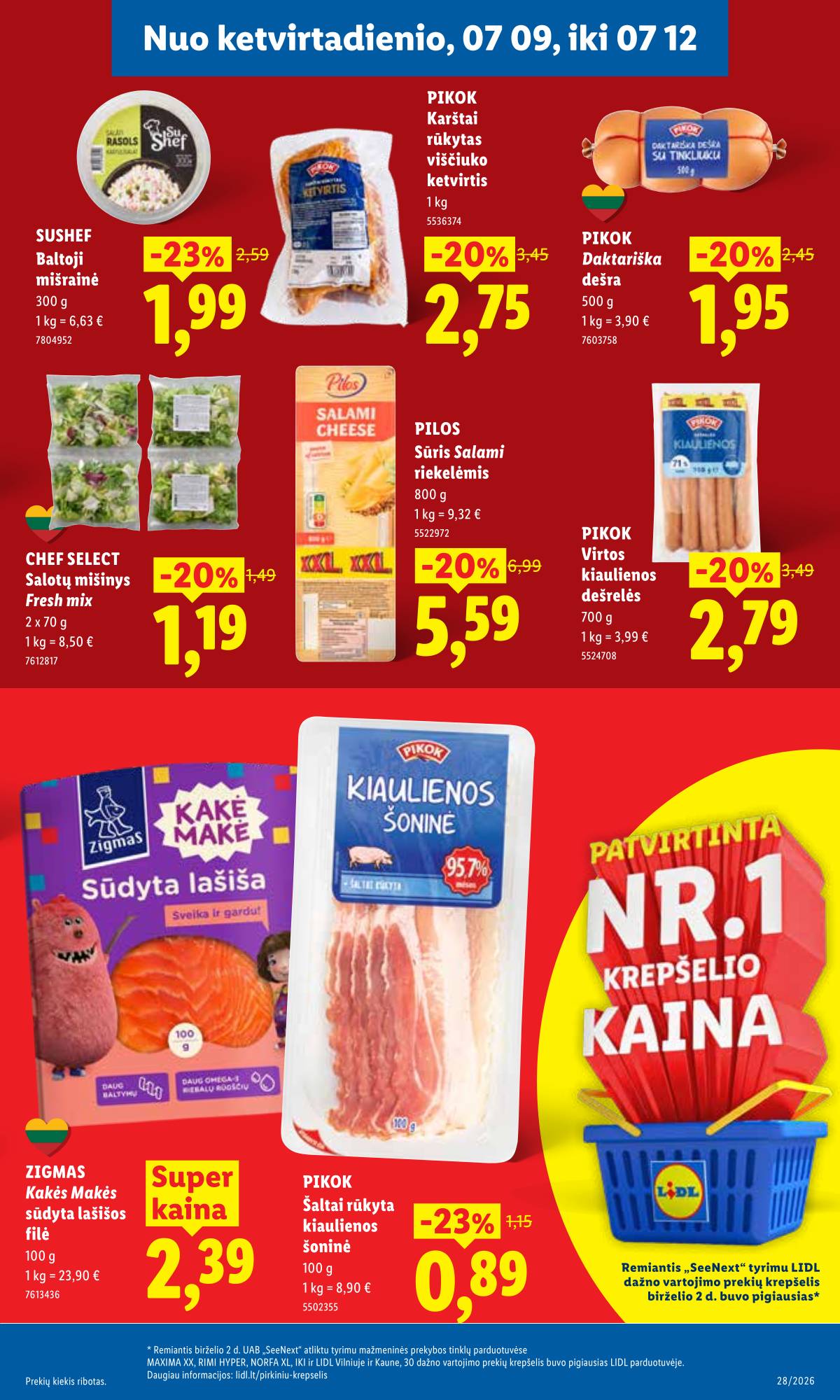 Lidl - LIDL SAVAITĖS Maisto prekių akcijų leidinys 33 puslapis