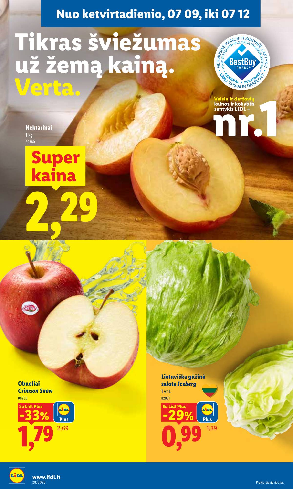 Lidl - LIDL SAVAITĖS Maisto prekių akcijų leidinys 36 puslapis