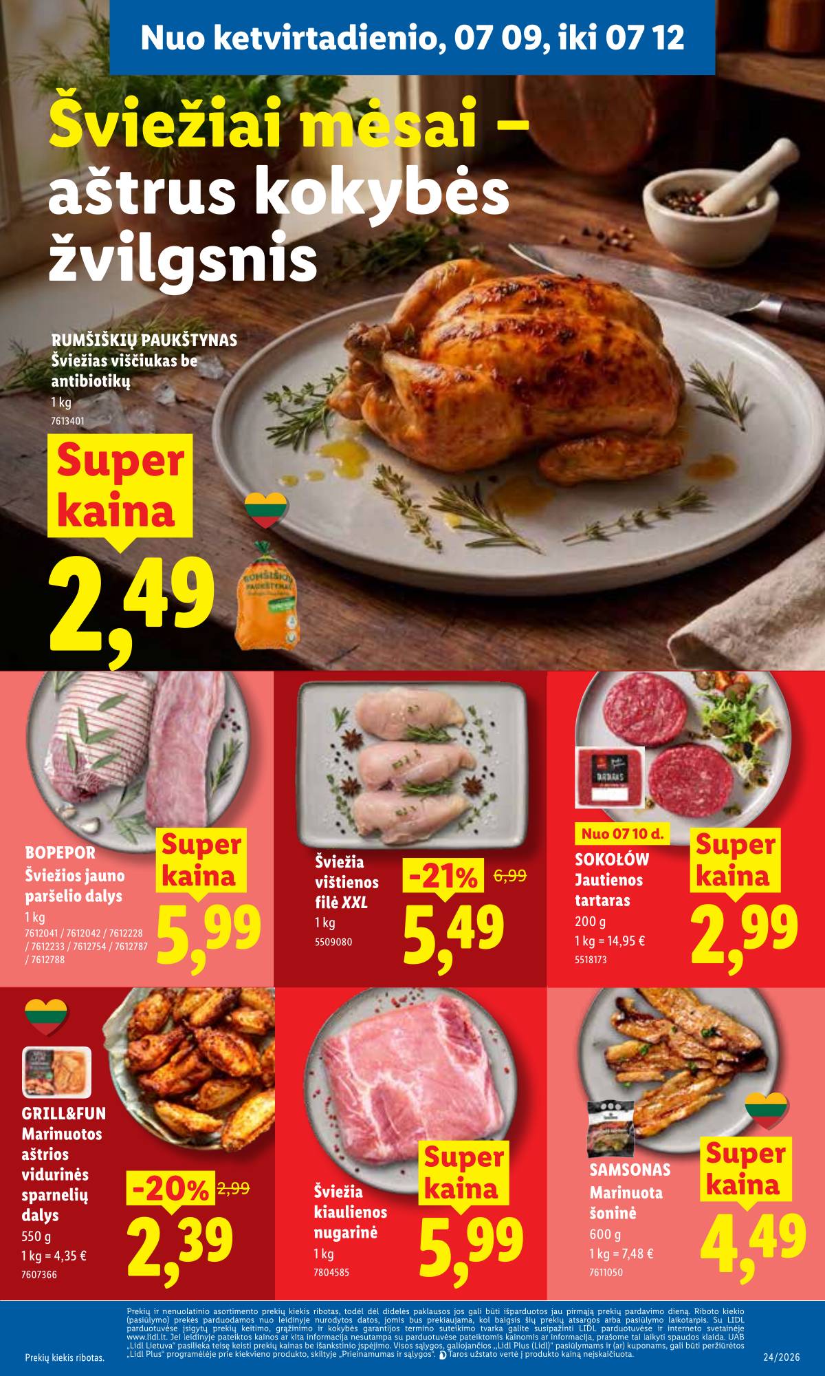 Lidl - LIDL SAVAITĖS Maisto prekių akcijų leidinys 39 puslapis