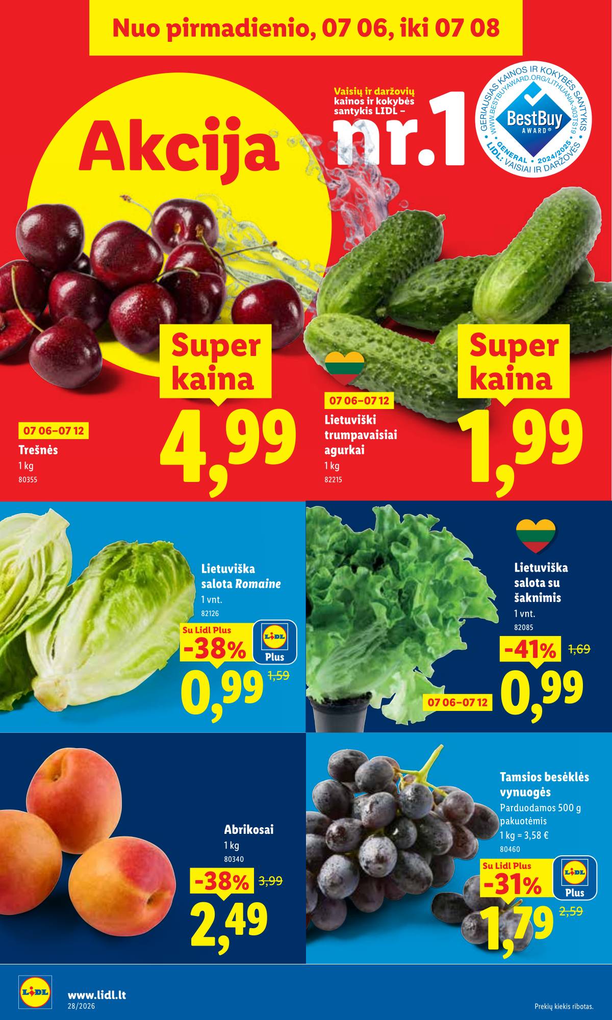 Lidl - LIDL SAVAITĖS Maisto prekių akcijų leidinys 4 puslapis